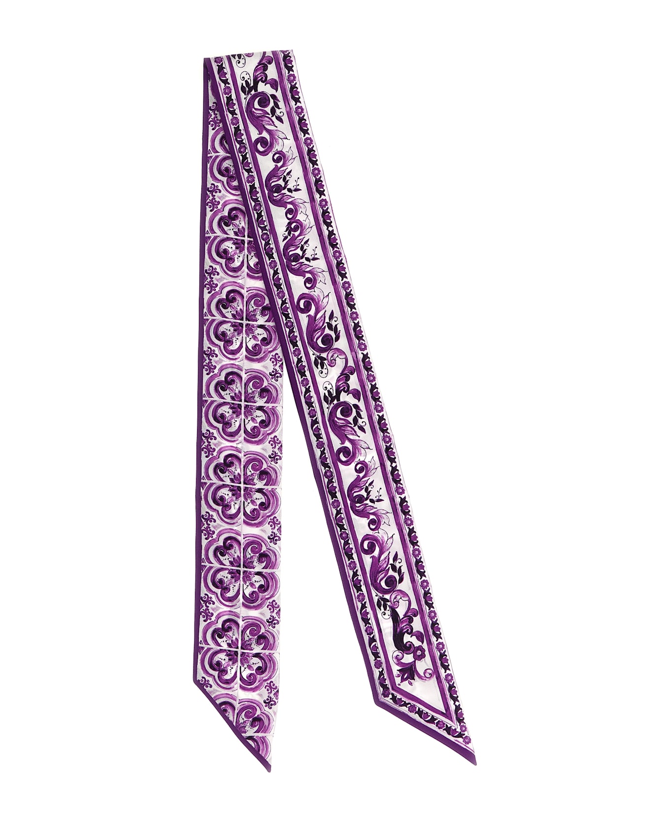 Dolce 
Gabbana Bandeau 
maiolica
 Print - Purple
