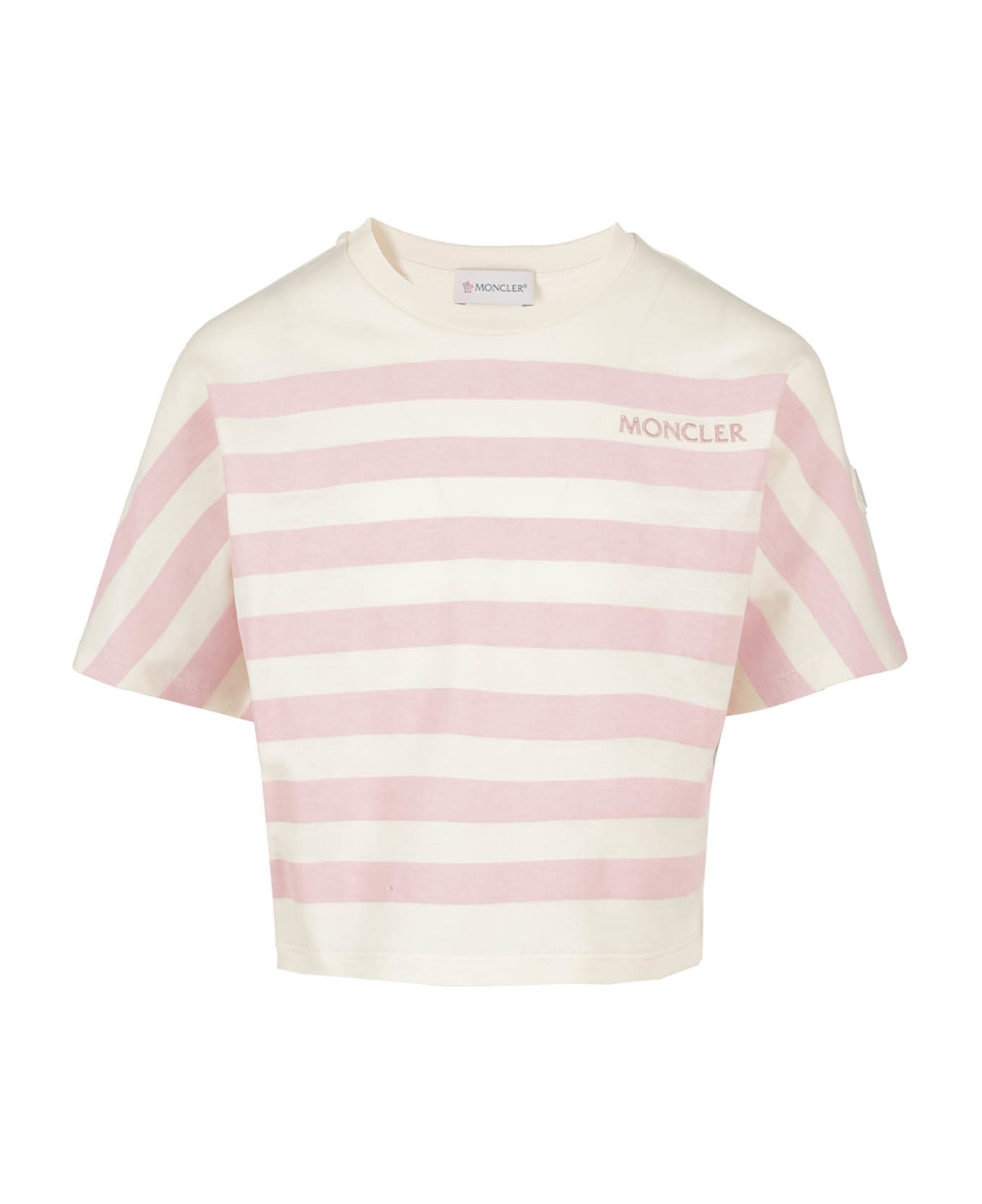 Moncler Tee - Rosa Bianco Tシャツ＆ポロシャツ