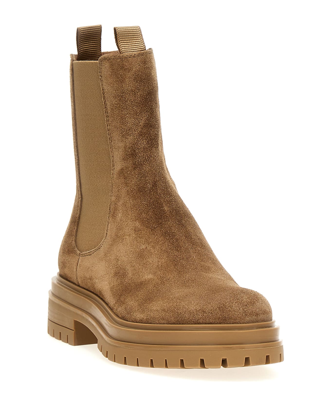 Gianvito Rossi 'chester' Ankle Boots - Beige