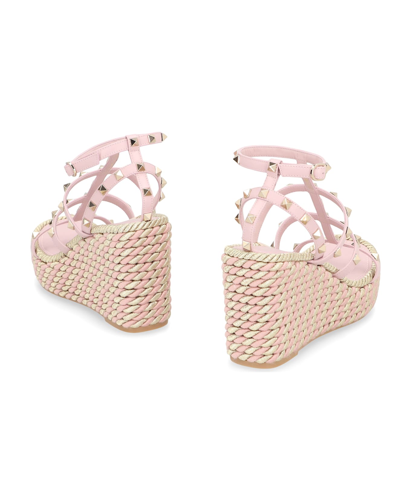 Valentino Garavani Rockstud Platform Sandals - Pink