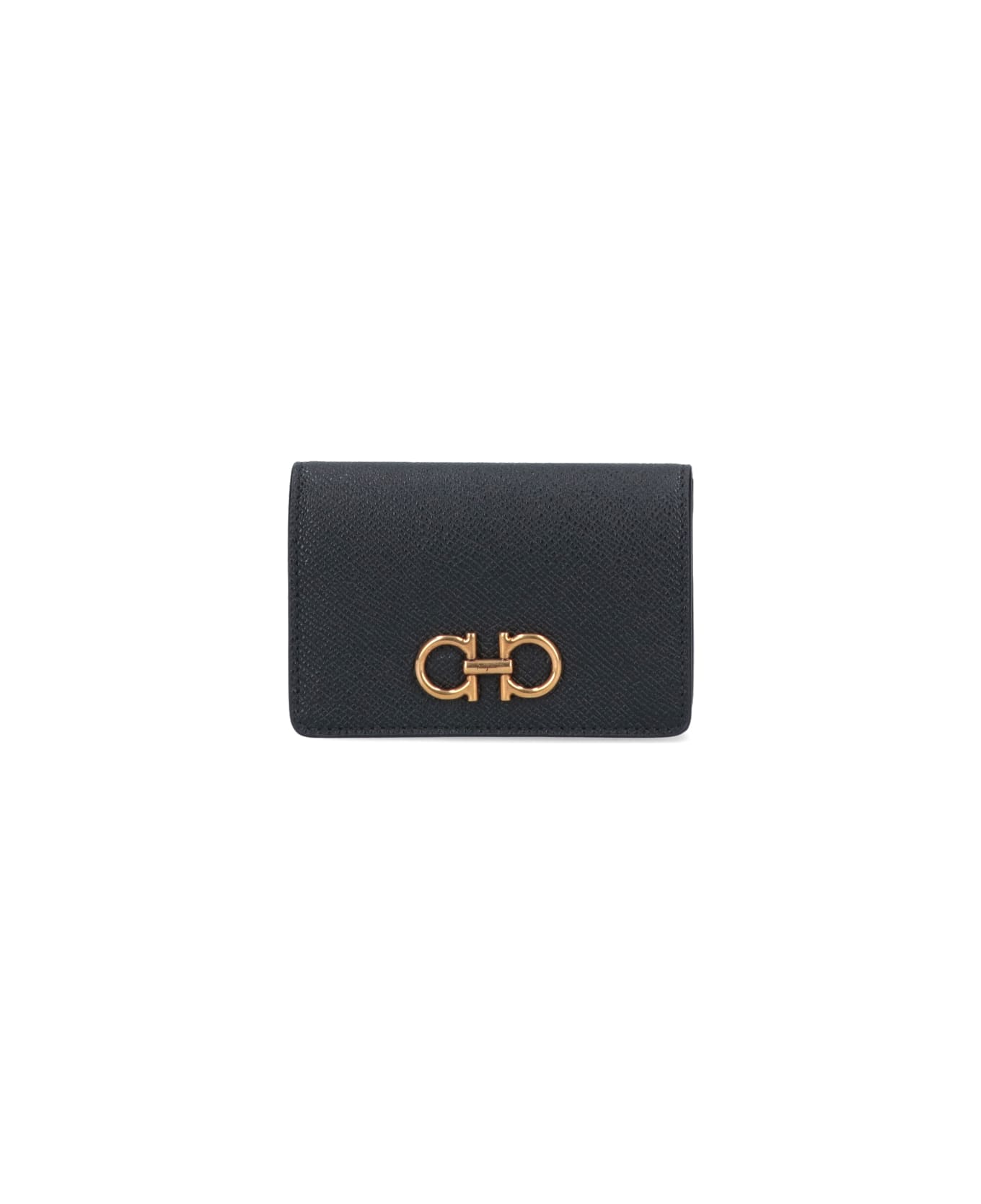 Ferragamo Wallet With Gancini - Black   財布