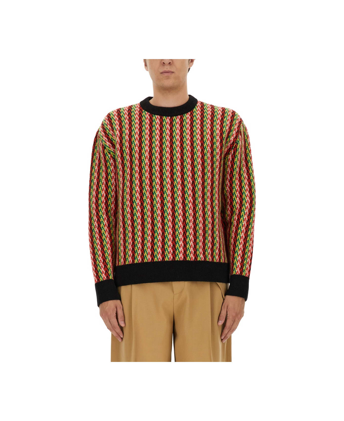 Lanvin Merino Wool Sweater - MULTICOLOUR