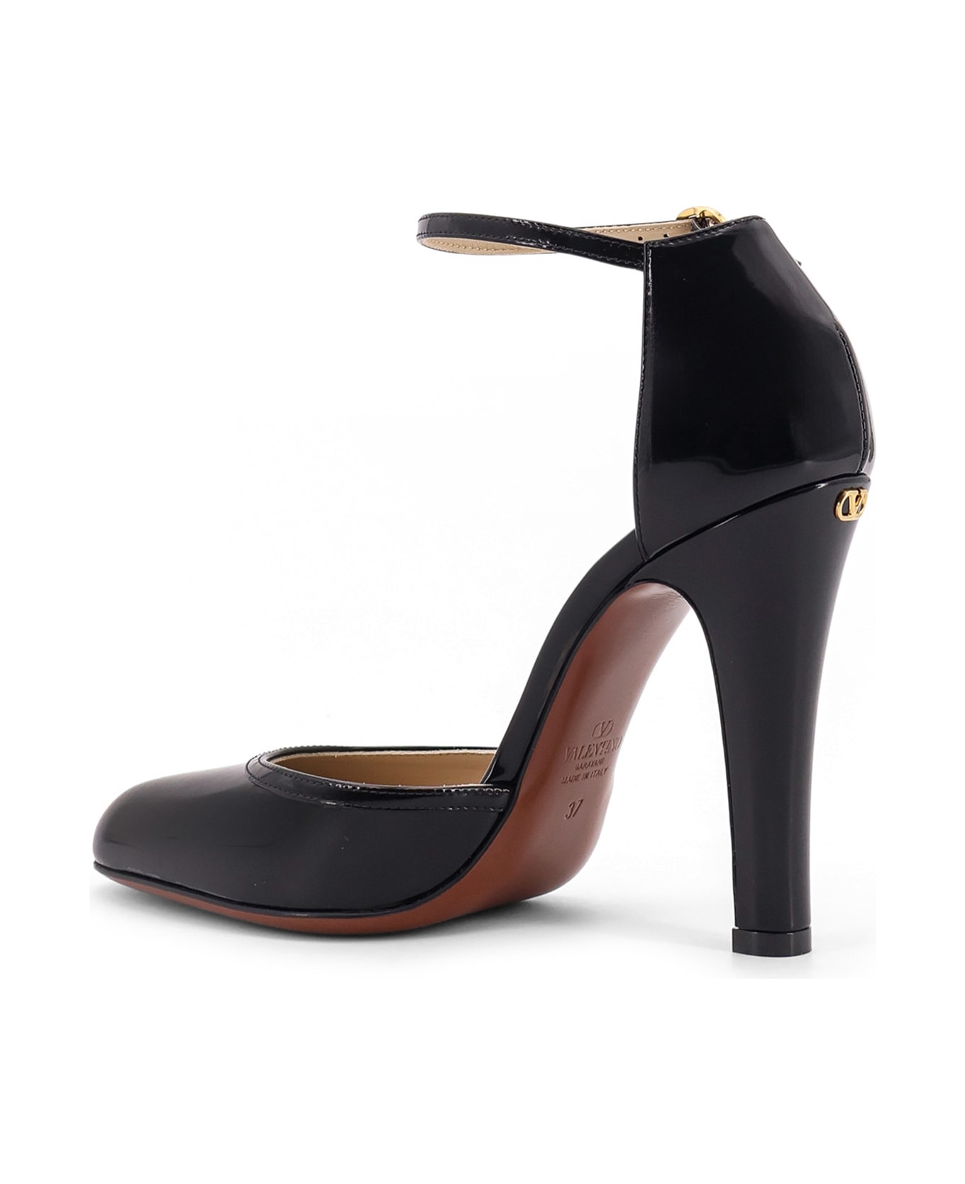 Valentino Garavani Hi Dolly Patent Leather Décolleté - Black