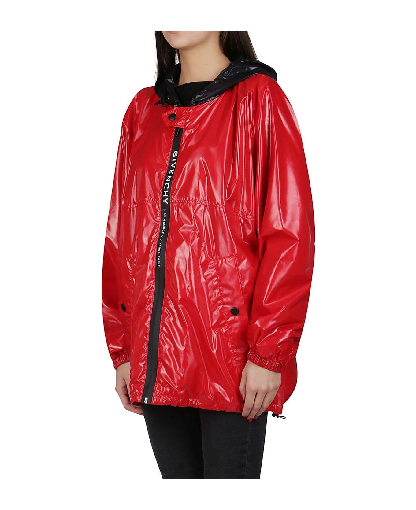 Givenchy Hooded Jacket - RED