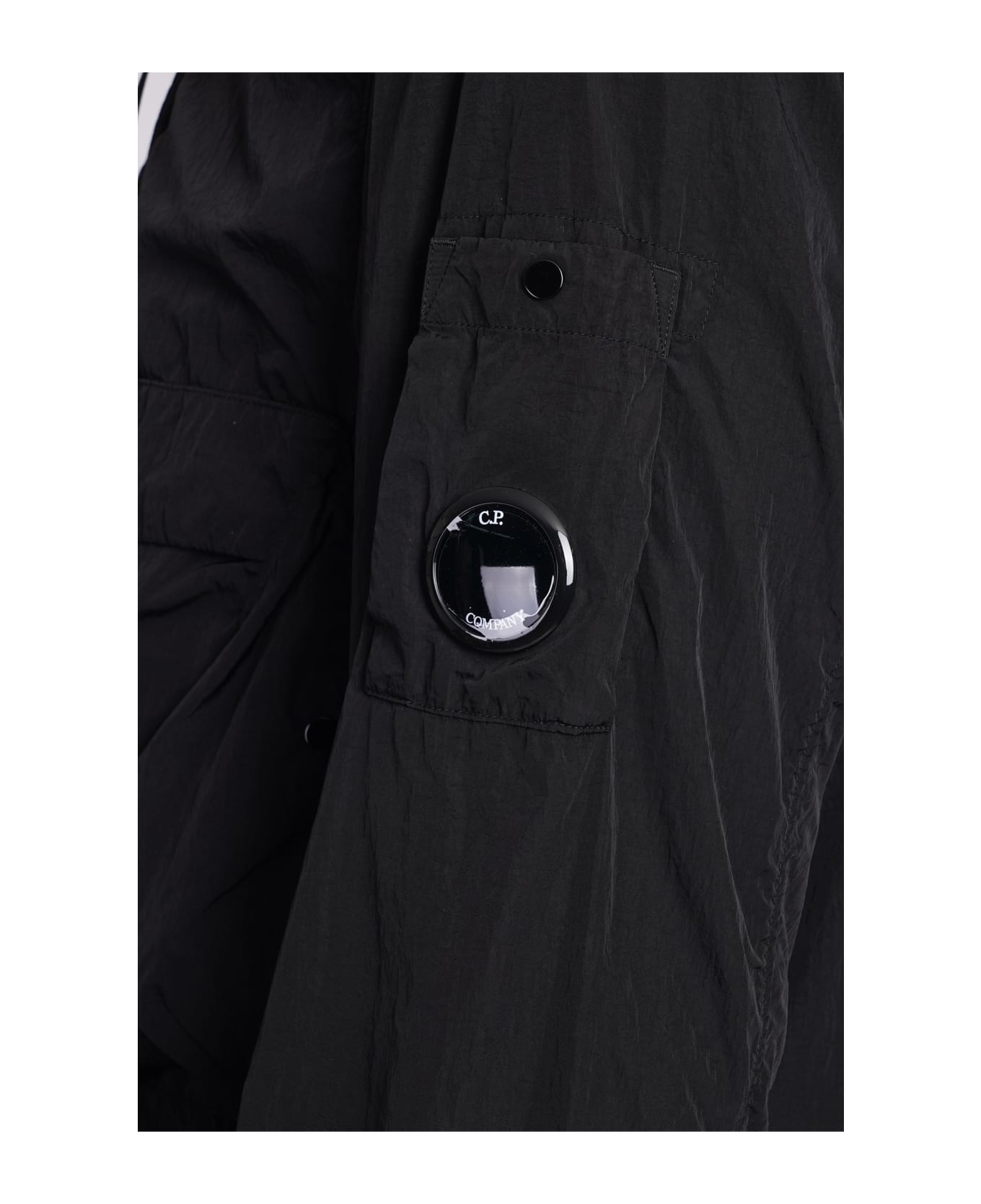 C.P. Company Chrome R Casual Jacket In Black Polyamide - black