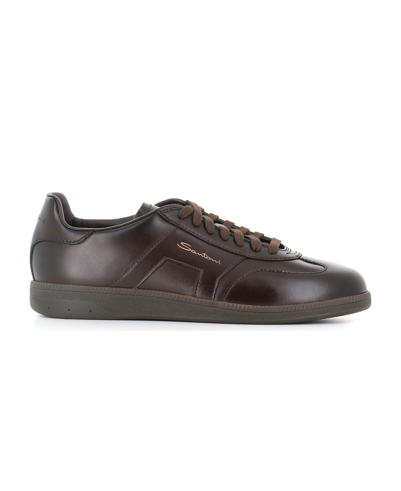 Santoni Sneaker Dbs Oly - Brown