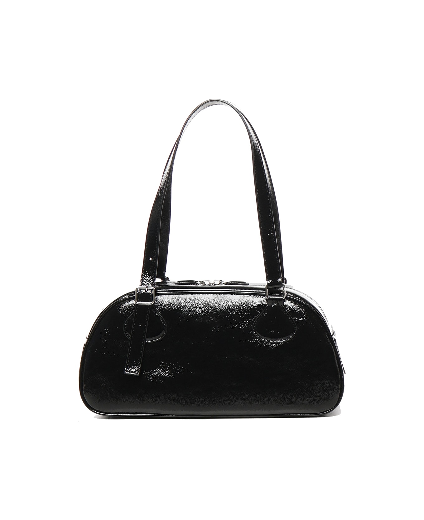 Courrèges Medium Friday Shoulder Bag - Black
