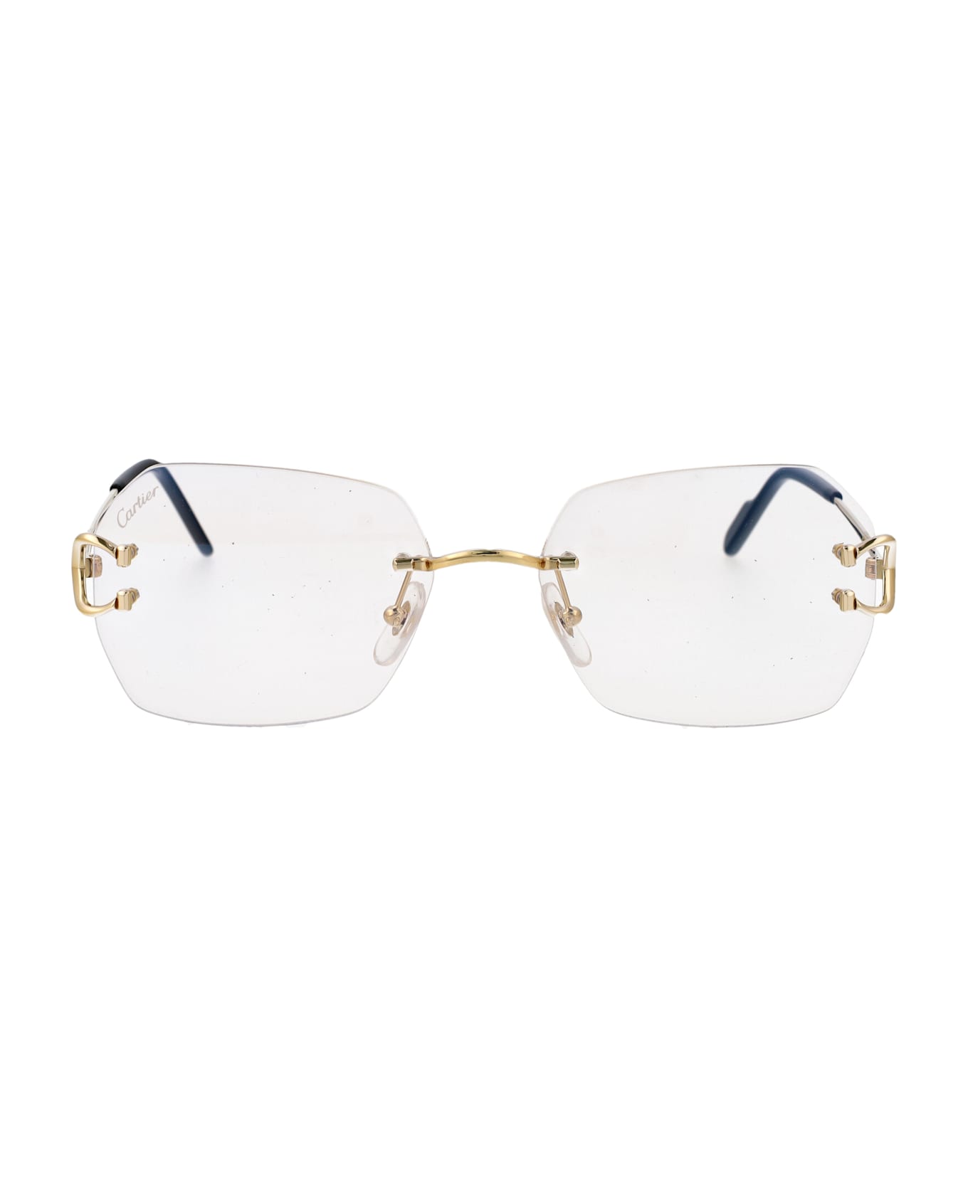 Cartier Eyewear Ct0416s Sunglasses - 001 GOLD GOLD TRANSPARENT