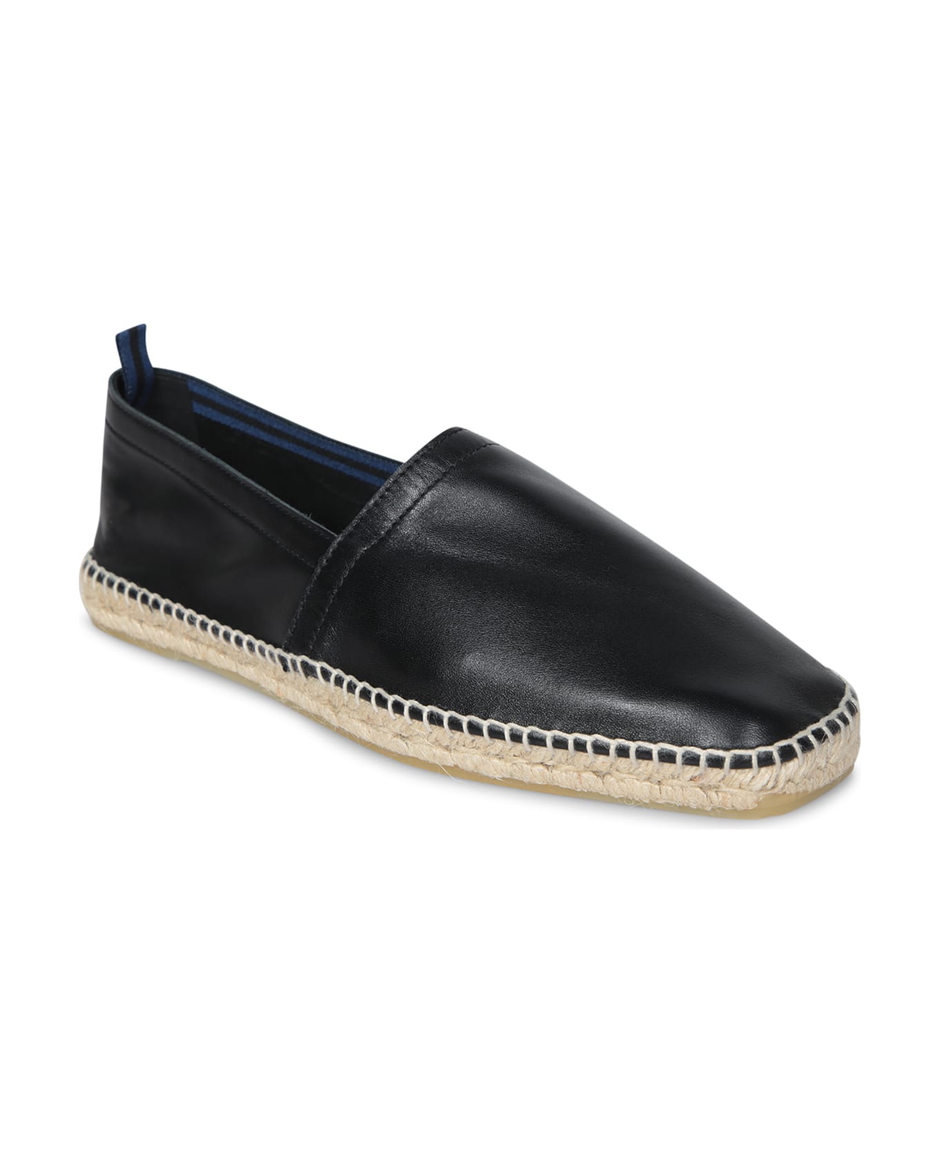 Castañer Black Leather Espadrilles - Black その他各種シューズ