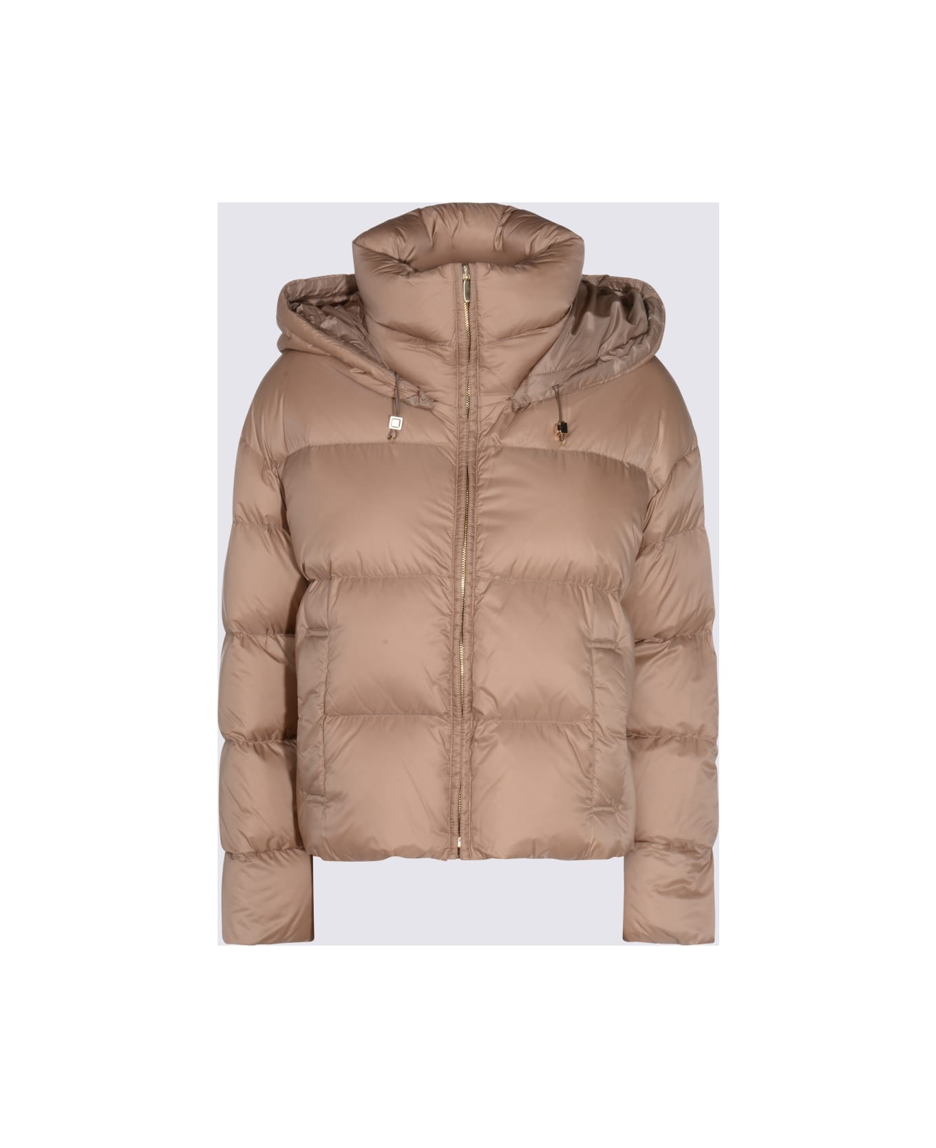 Max Mara The Cube Beige Trebi Down Jacket - Camel
