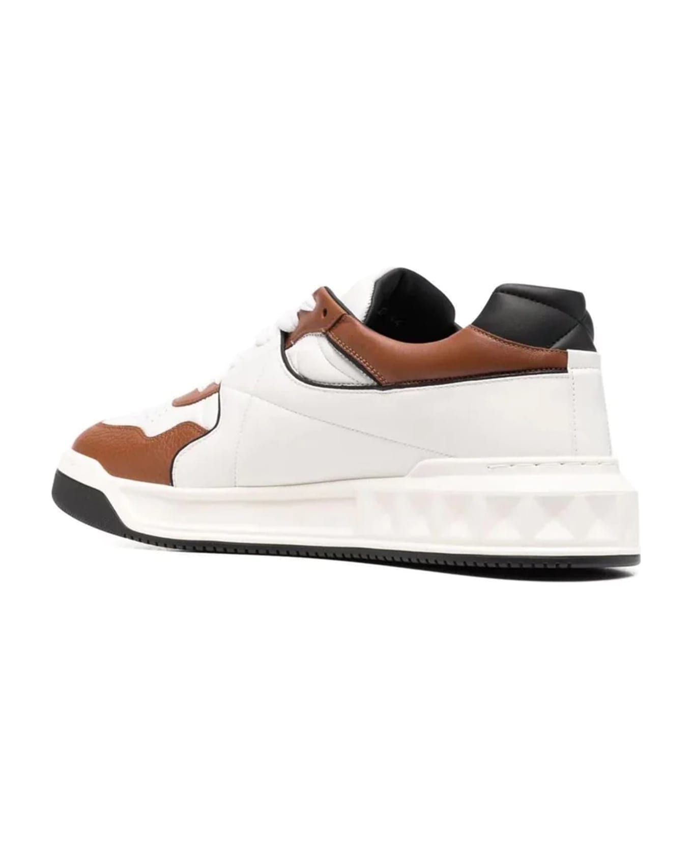 Valentino Garavani Garavani One Stud Leather Sneakers - White