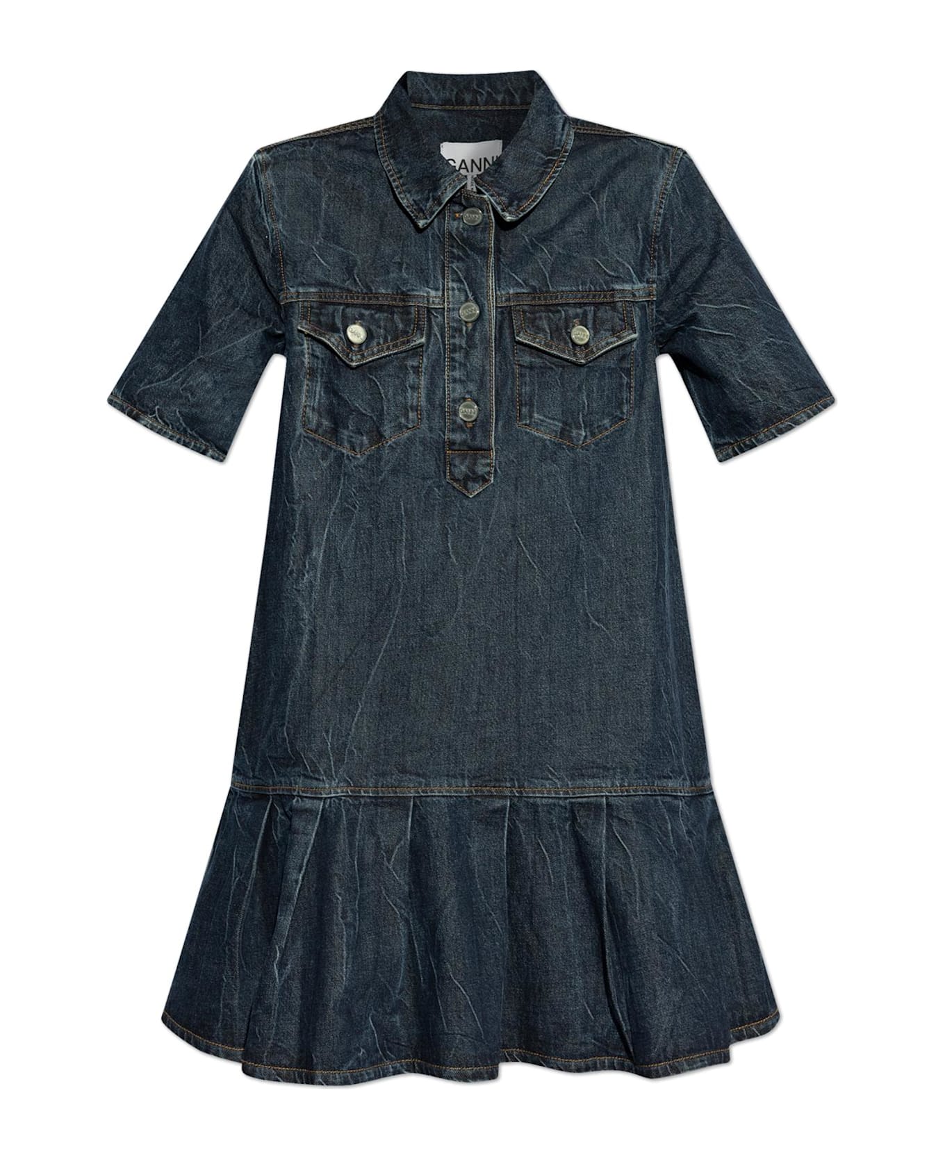 Ganni Denim Dress - blu