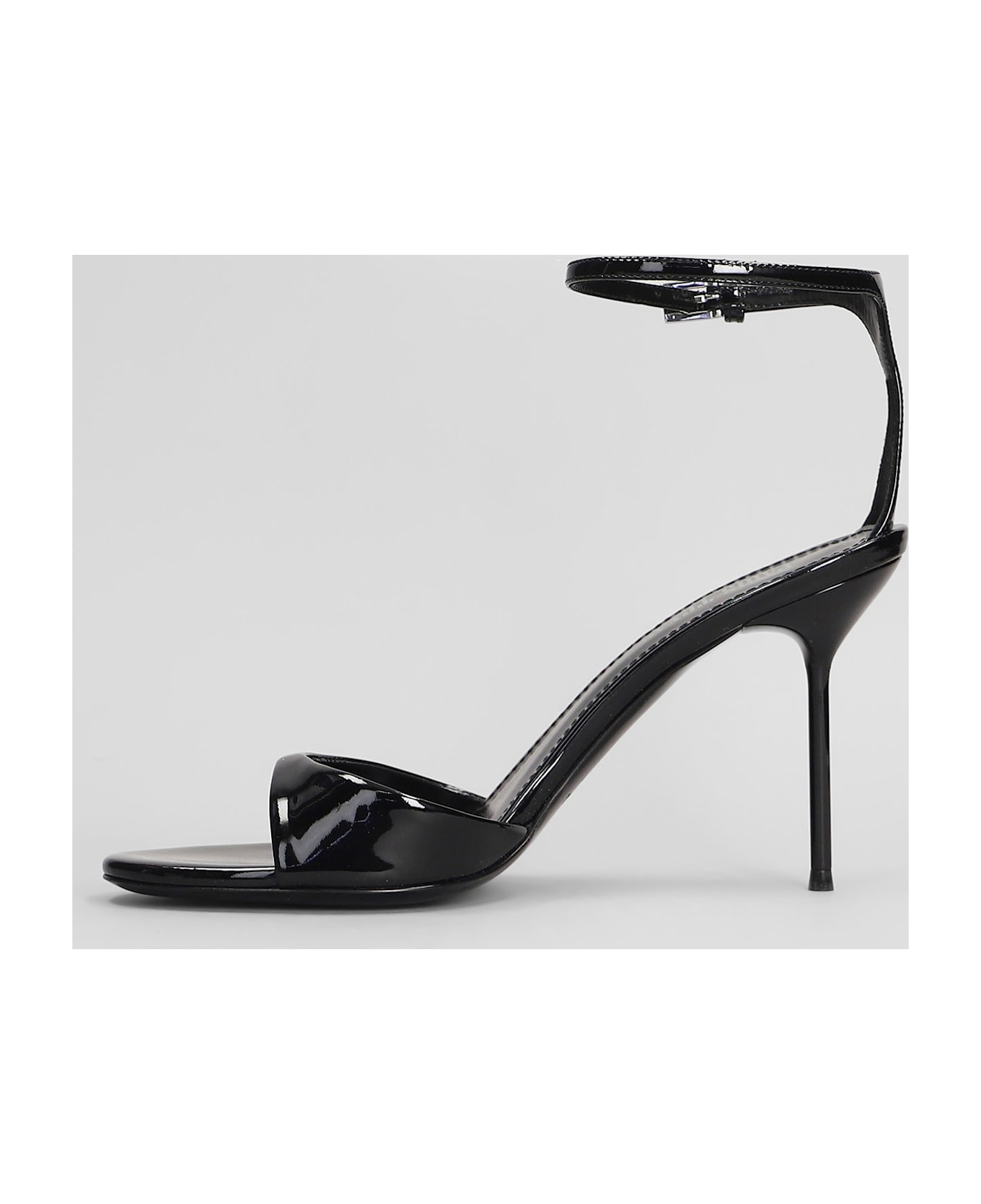 Paris Texas Lidia Sandal 90 Sandals In Black Patent Leather - black