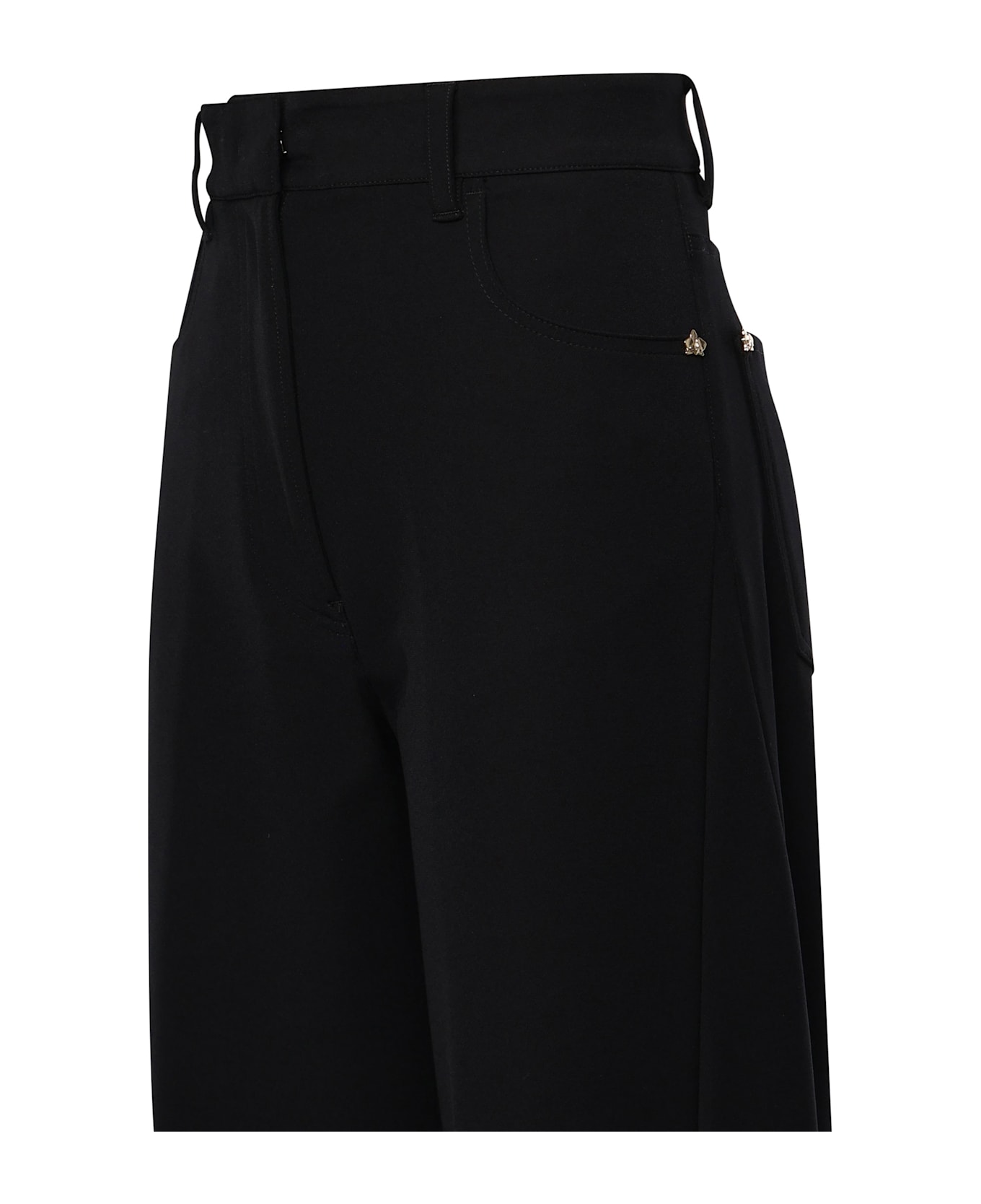 Genny Wide Trousers - Black