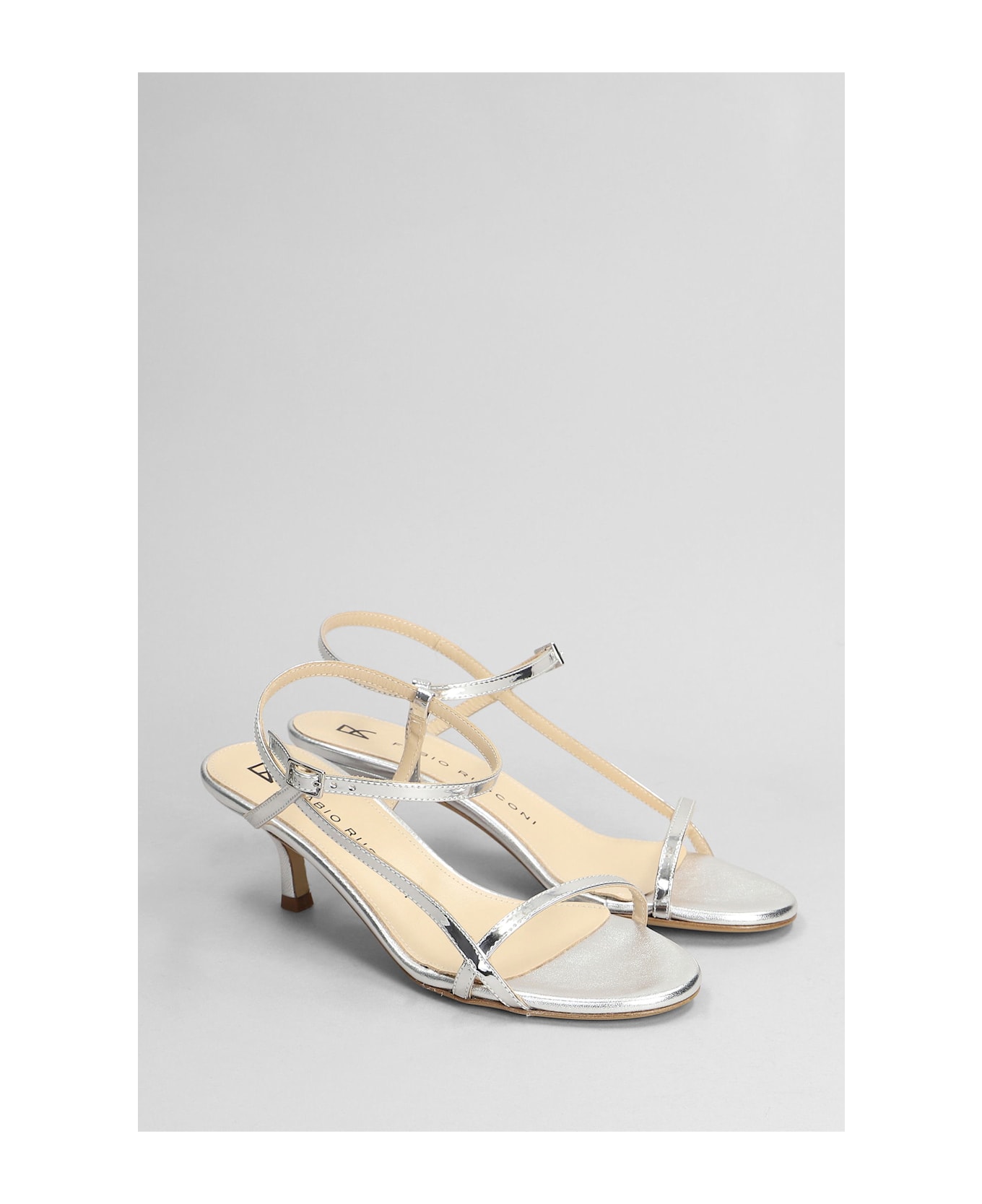 Fabio Rusconi Sandals In Silver Leather - silver