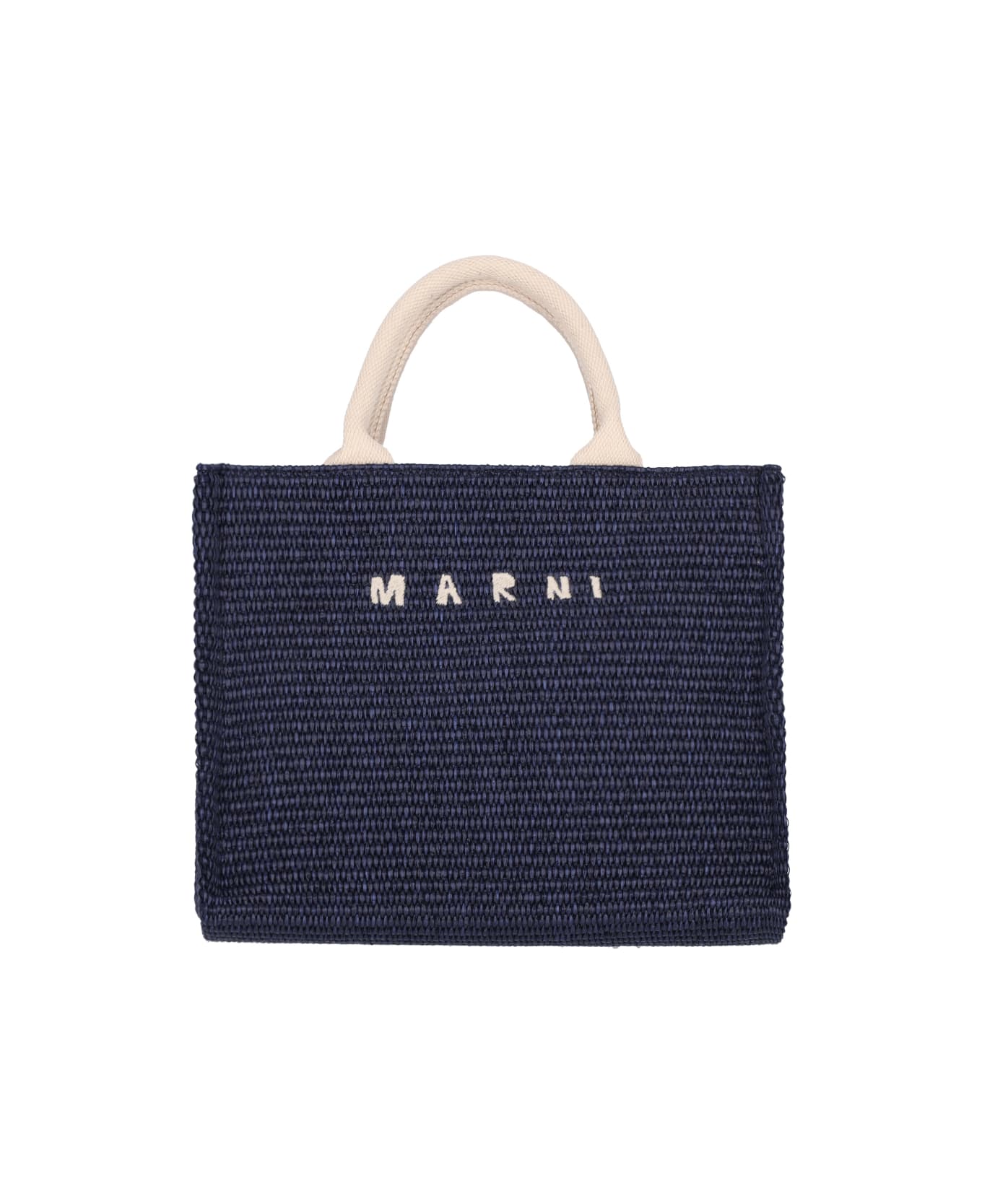 Marni Small Logo Tote Bag - Blue