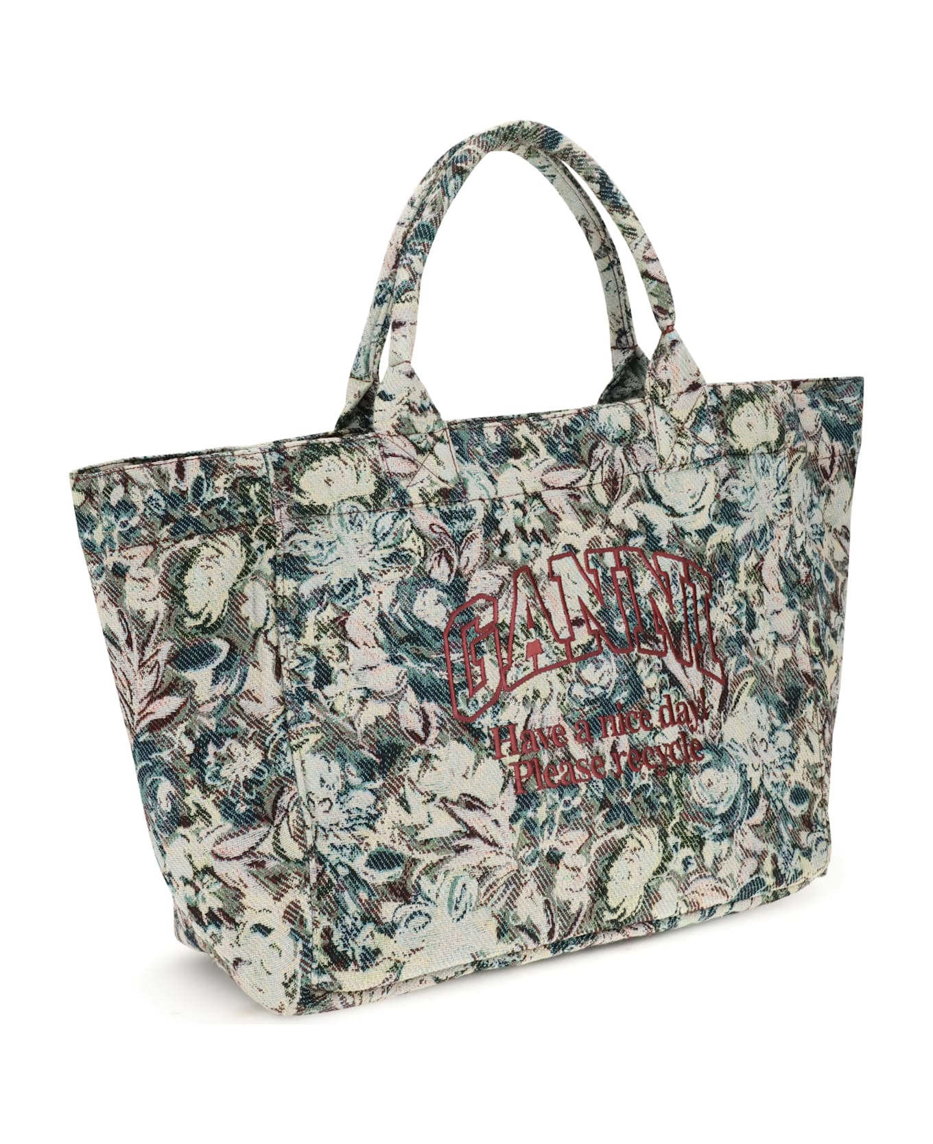 Ganni Tapestry Xxl Tote Bag