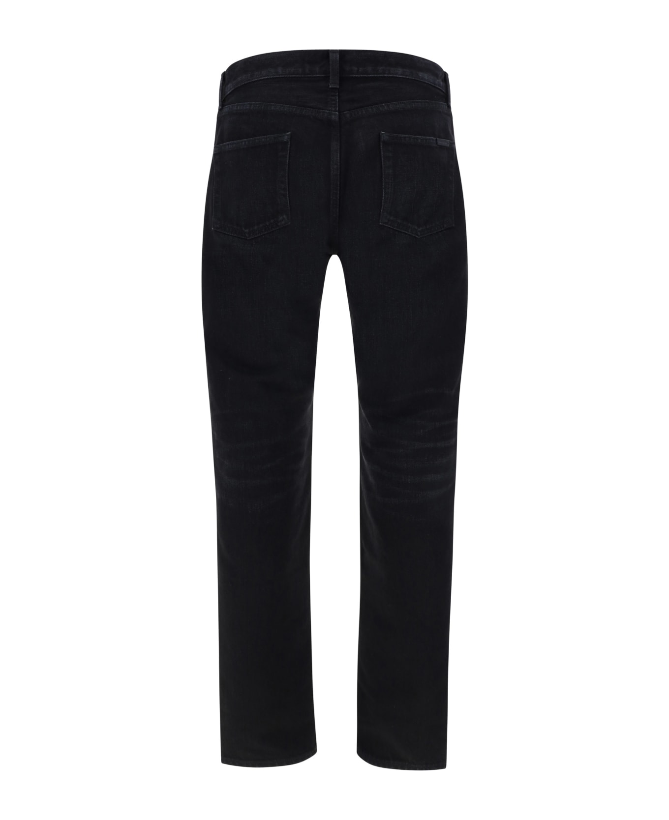 Saint Laurent Cotton Denim Jeans - Osaka Black ボトムス
