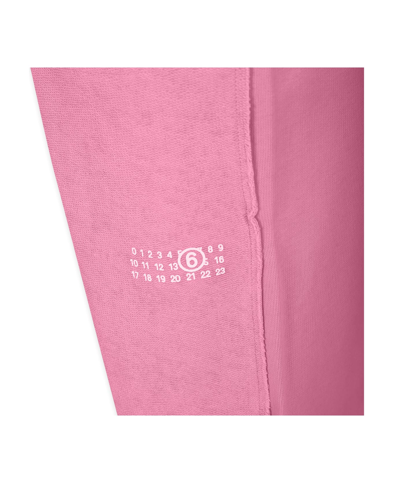 MM6 Maison Margiela Pink Trousers For Girl With Logo - Pink