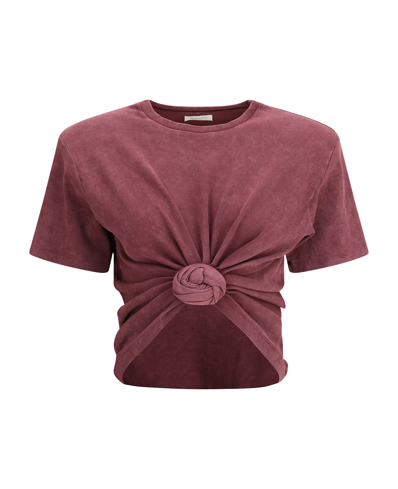 Magda Butrym Knotted Ribbed T-shirt