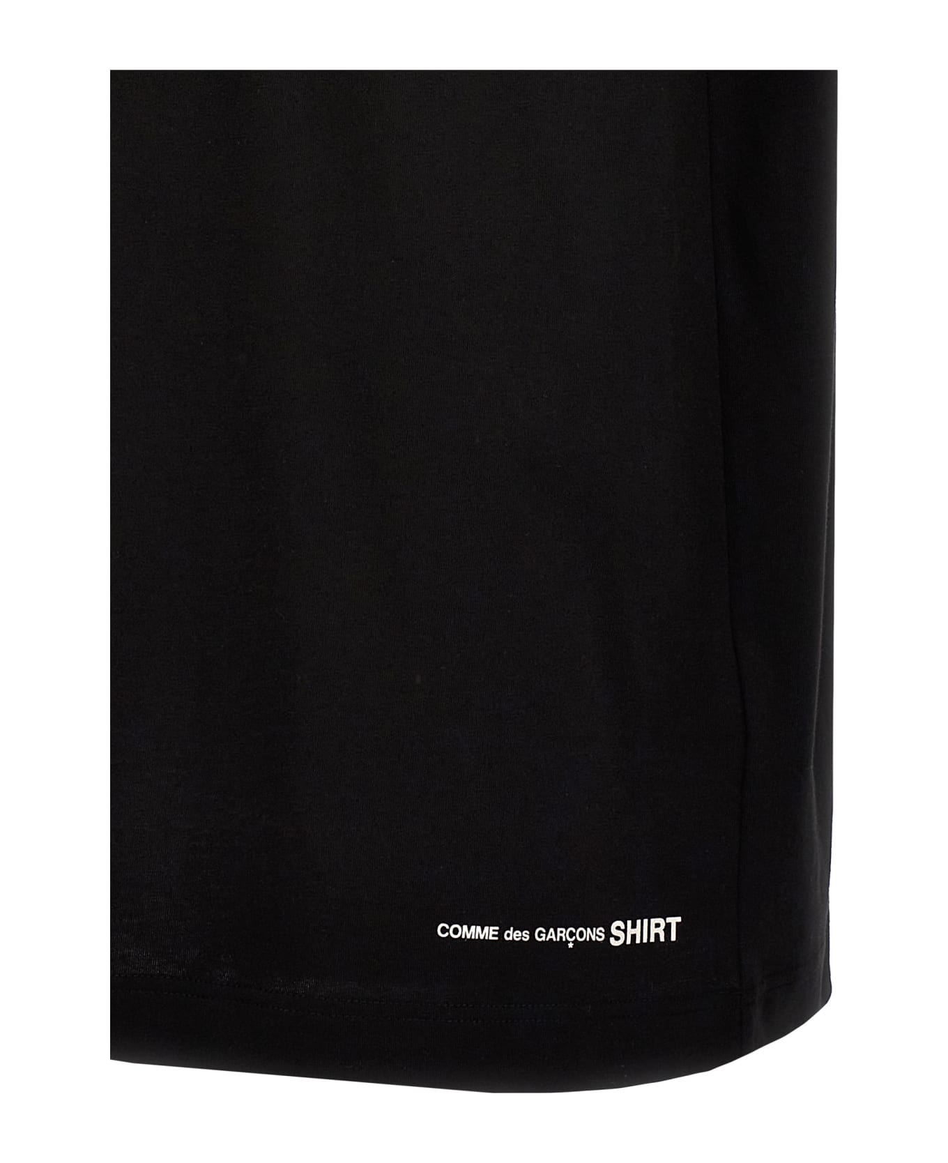 Comme des Garçons Shirt Logo Print T-shirt - 1 BLACK