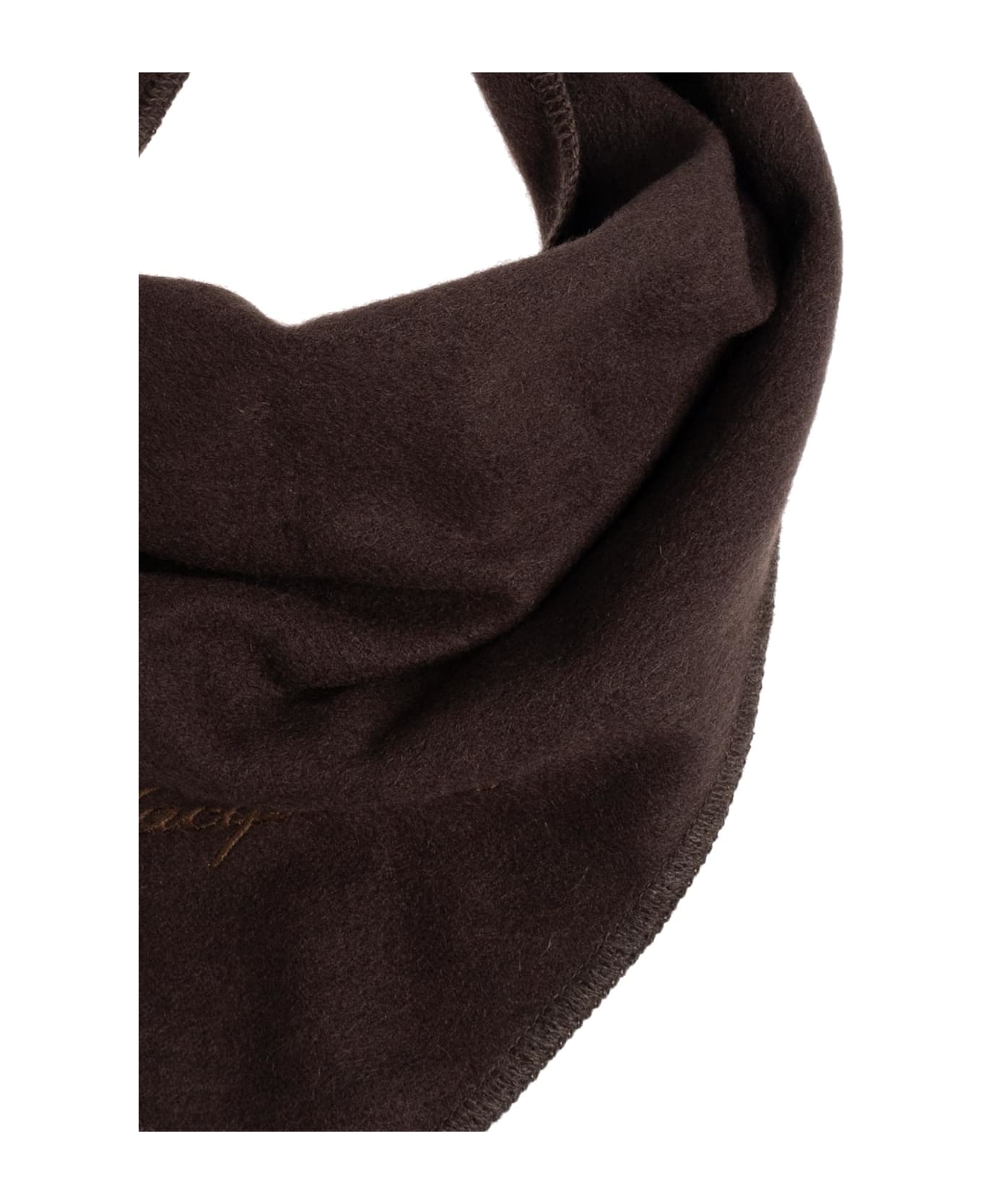 Jacquemus Cashmere Scarf - BROWN