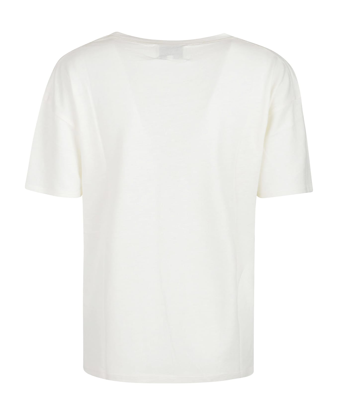 Loulou Studio Ezra Short Sleeved T-shirt - Ivory