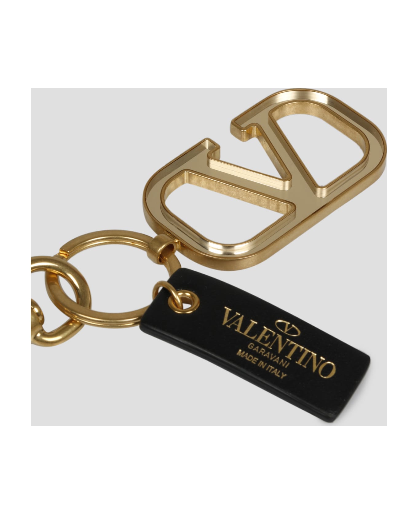 Valentino Garavani Vlogo Signature Key Ring - Metallic