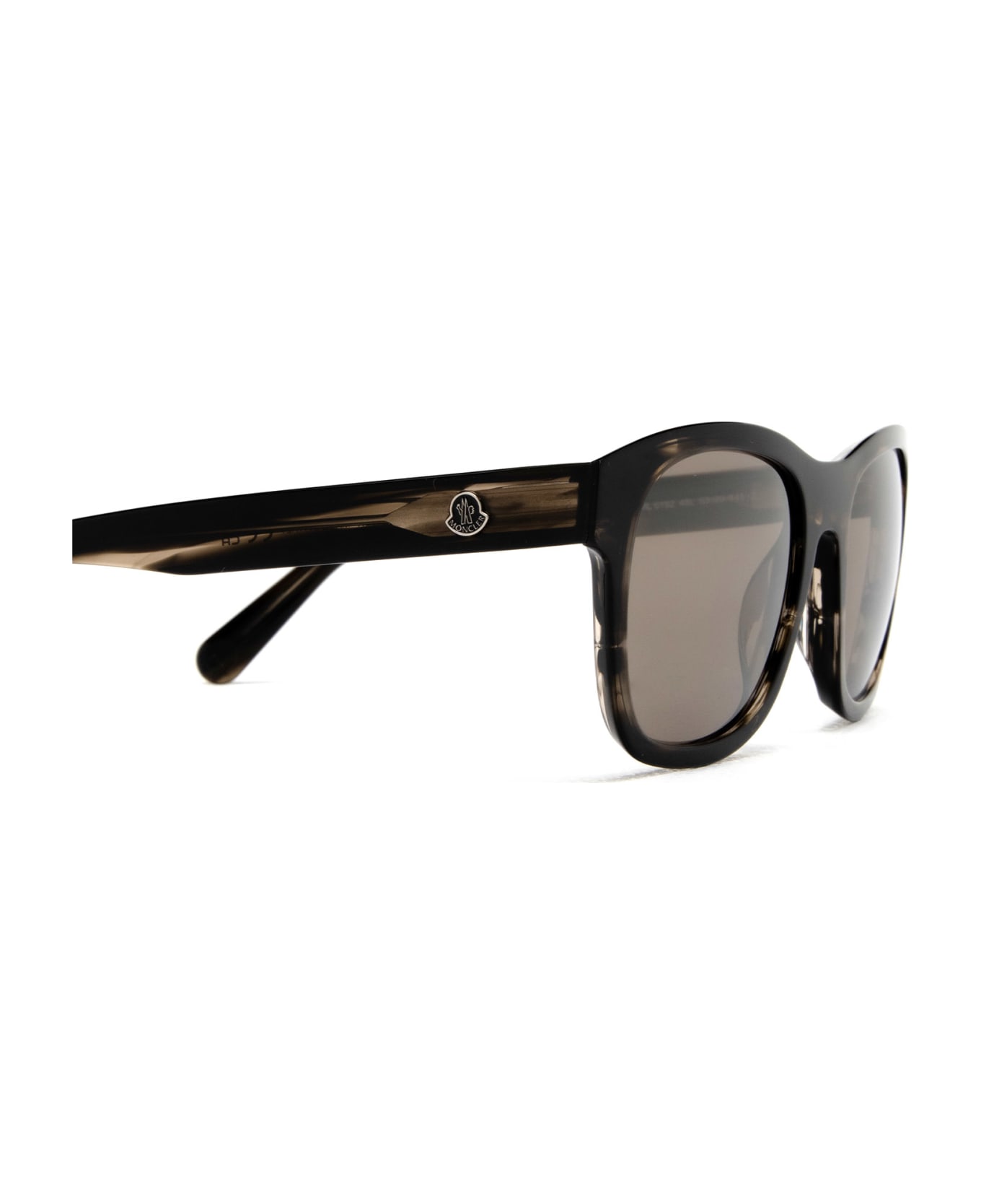 Moncler Eyewear Ml0192 Shiny Dark Brown Sunglasses - Shiny Dark Brown