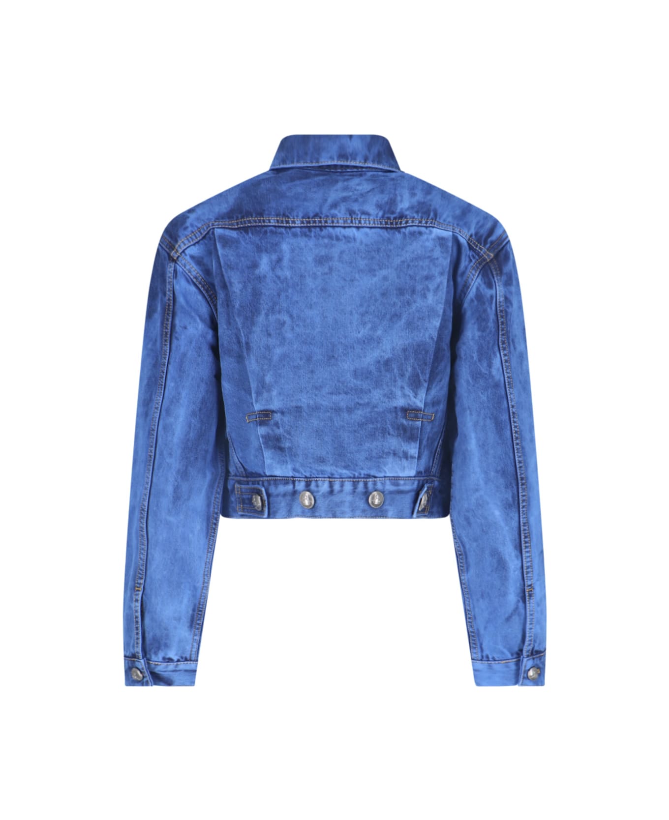 Vivienne Westwood Logo Denim Jacket - Blue