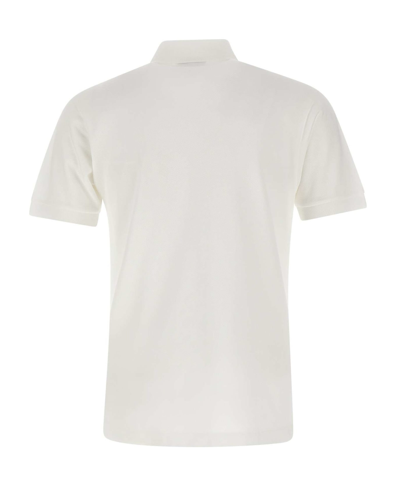 Lacoste Cotton Polo Shirt - WHITE ポロシャツ