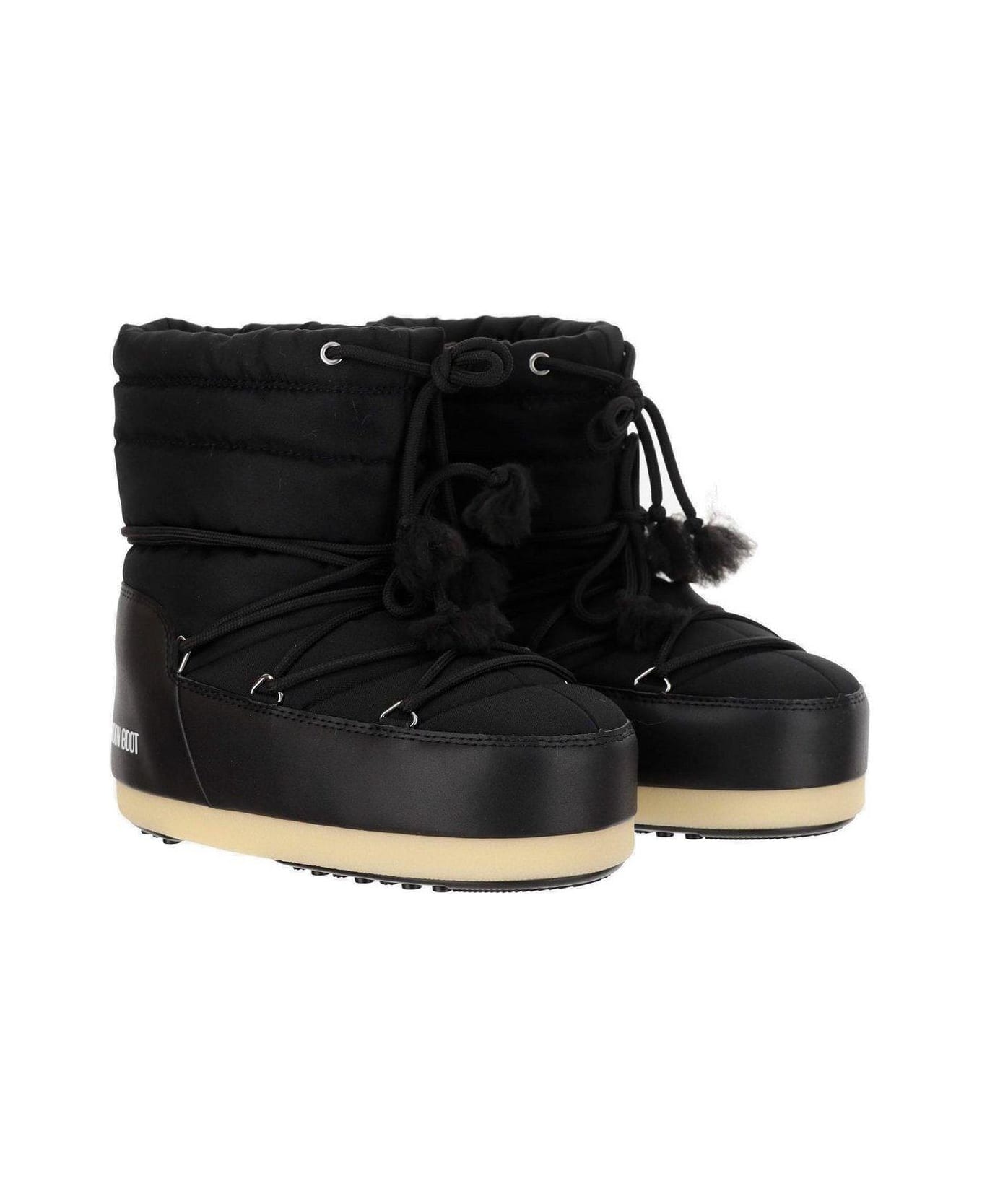Moon Boot Icon Logo Printed Snow Boots - Nero