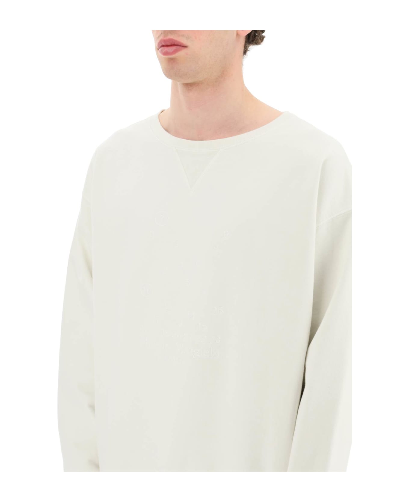 Maison Margiela Crewneck Sweatshirt - White