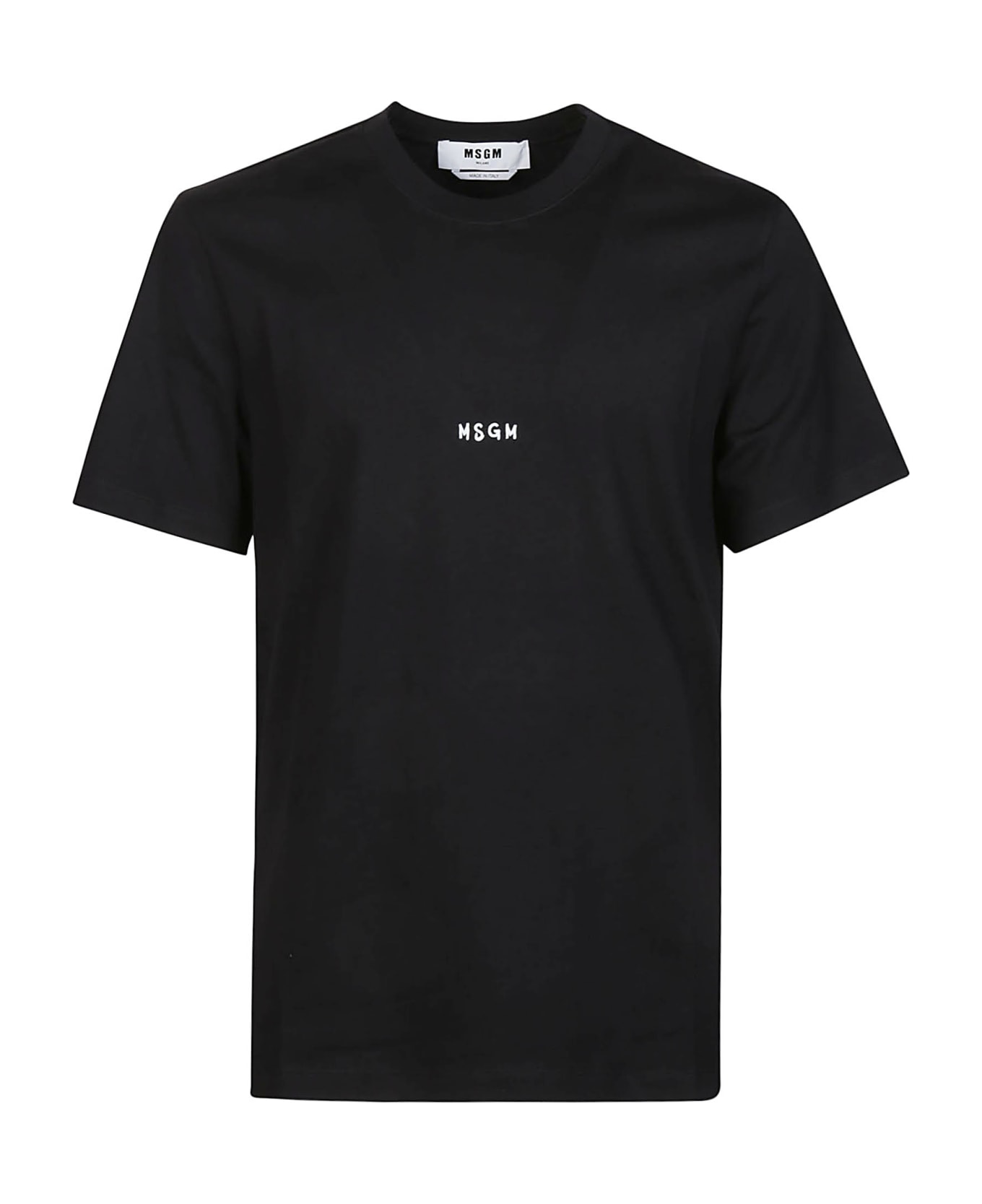 MSGM Logo Print T-shirt - Black