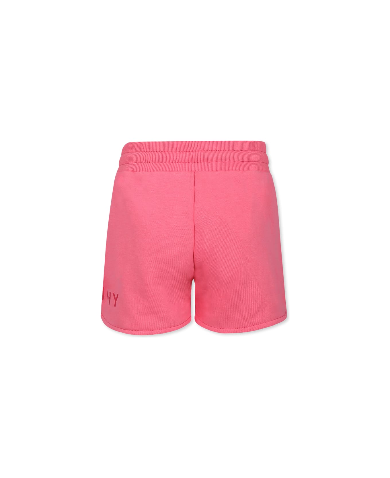 Givenchy Pink Shorts For Girl With Logo - Pink