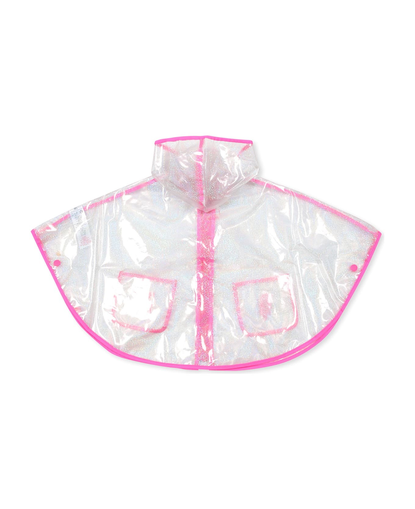 Billieblush Clear Raincoat For Baby Girl With Ice Cream - Transparent