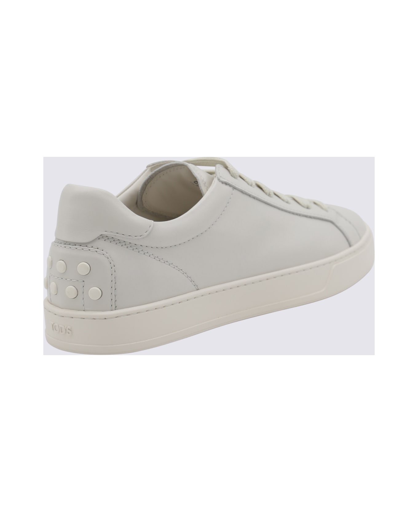 Tod's White Leather Sneakers - White