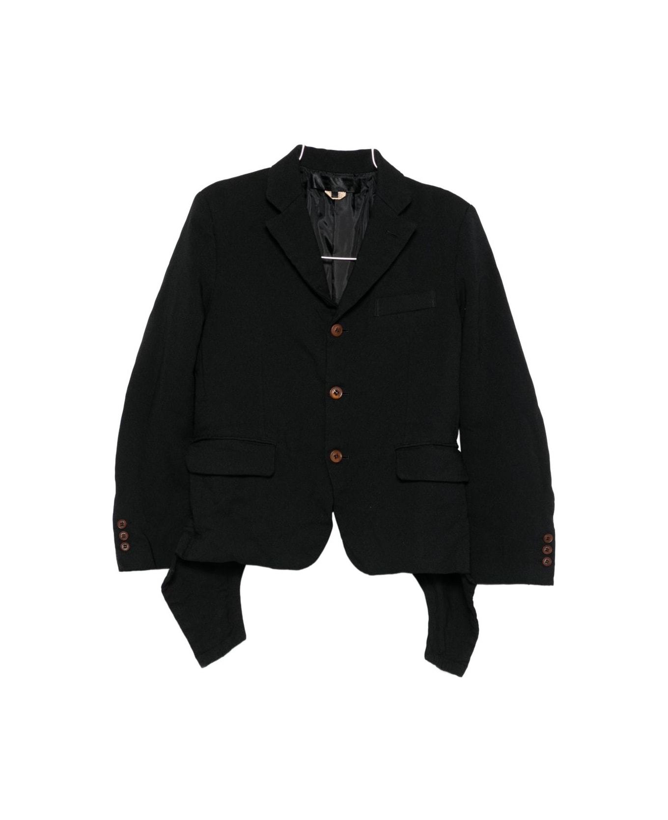 Comme des Garçons Single-breasted Jacket - Black