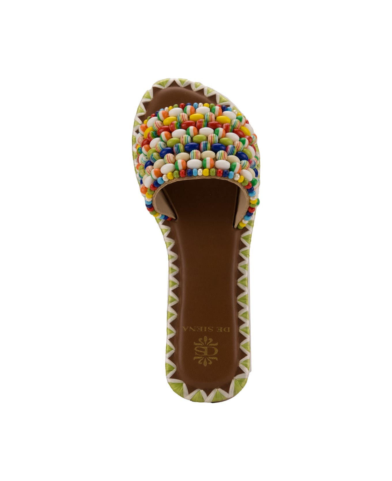 De Siena Belinda Sandals With Beads - Multicolor