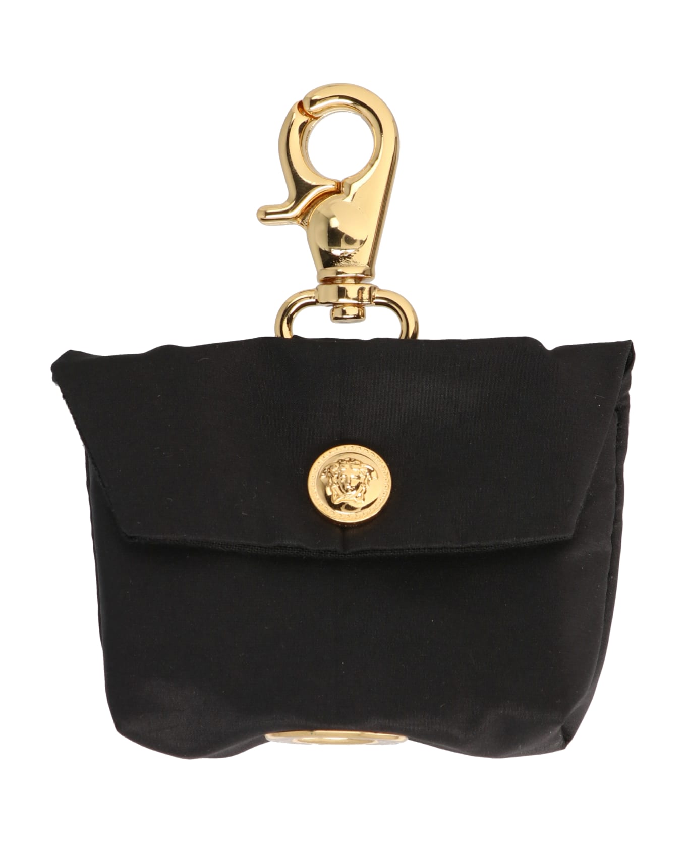 Versace 'medusa Medallion' Bag Dispenser - Black  