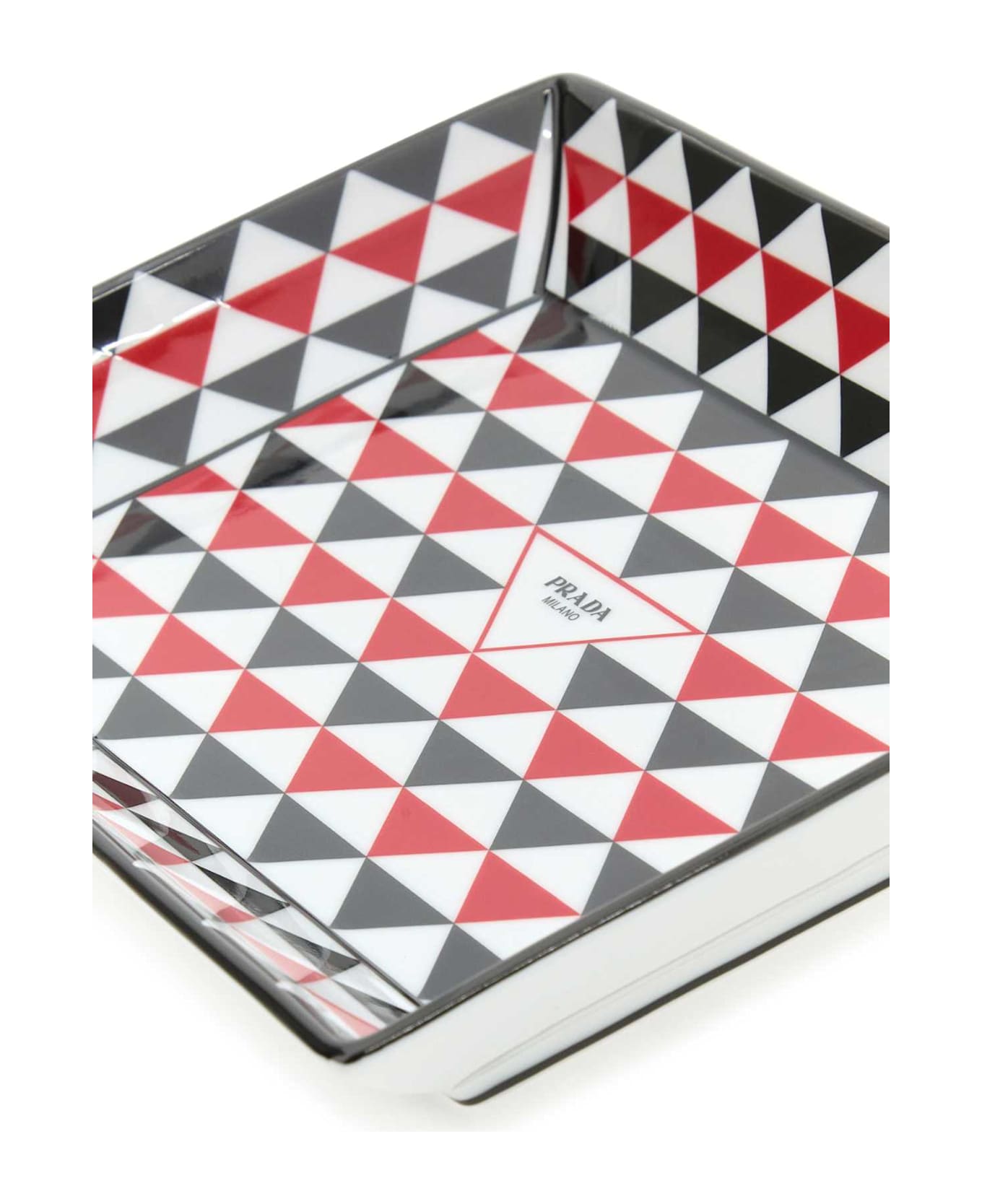 Prada Embellished Porcelain Pocket Emptier - BALCKREDWHITE