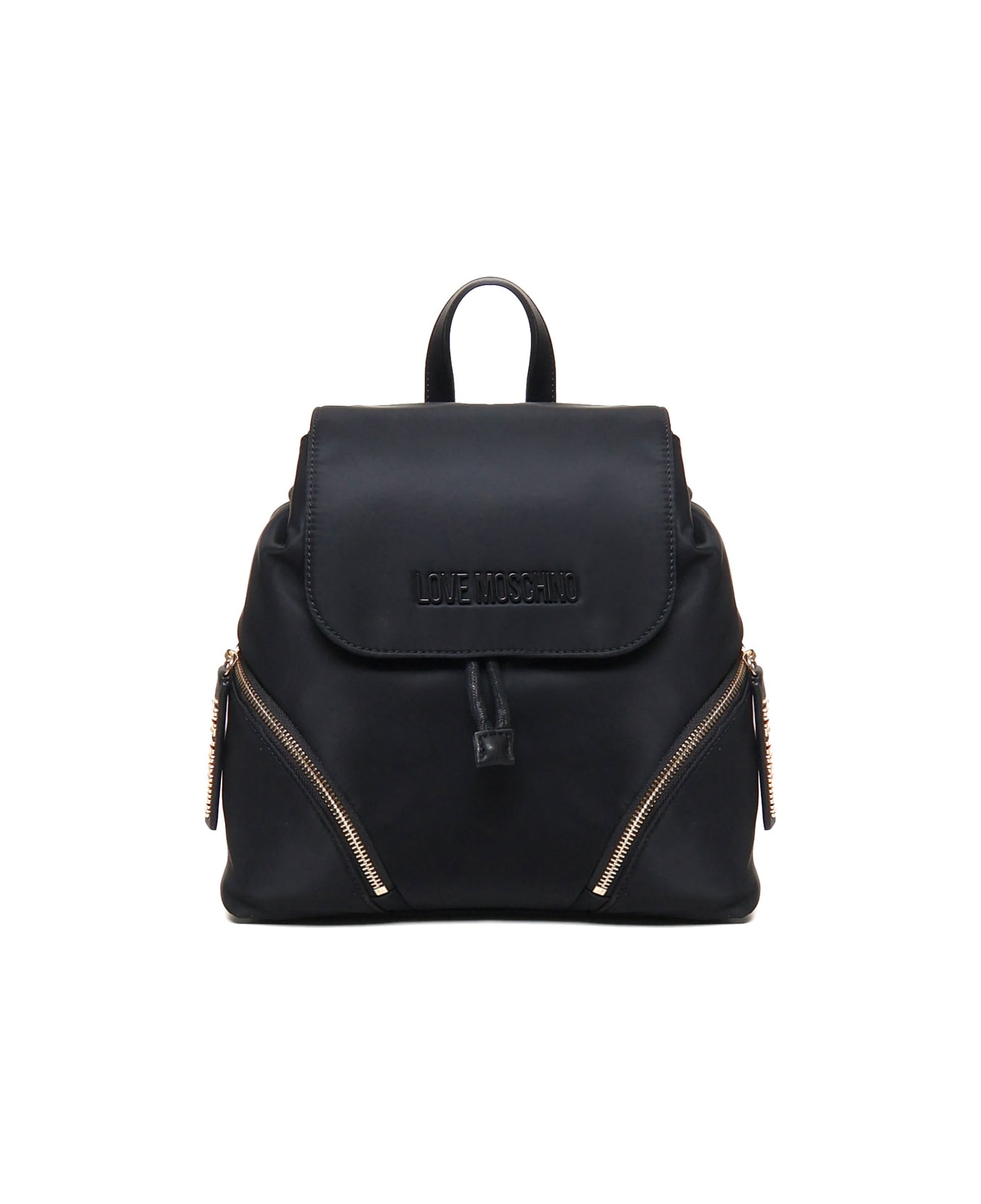 Love Moschino Nylon Backpack - Black