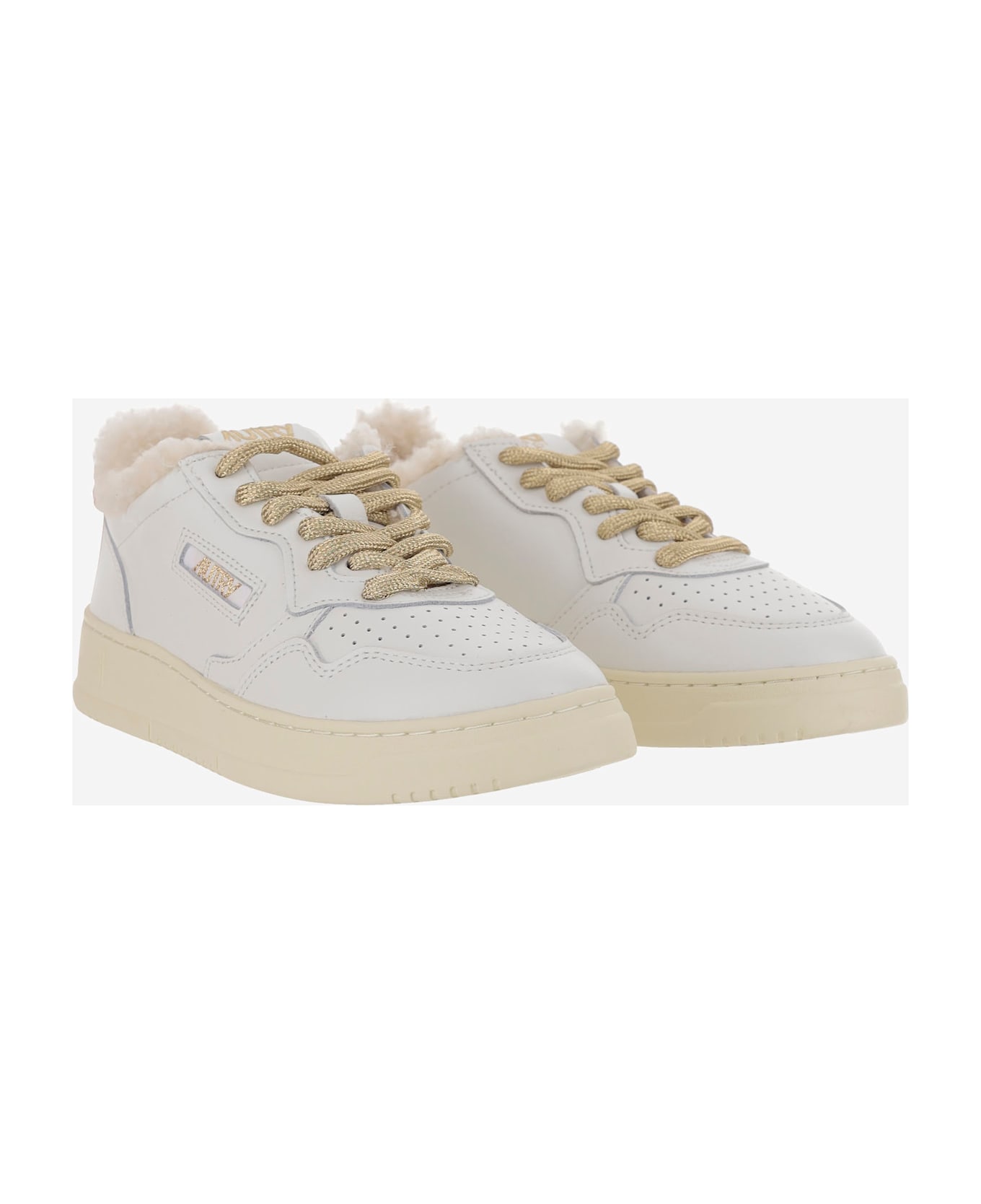 Autry Low Medalist Leather Sneakers - White