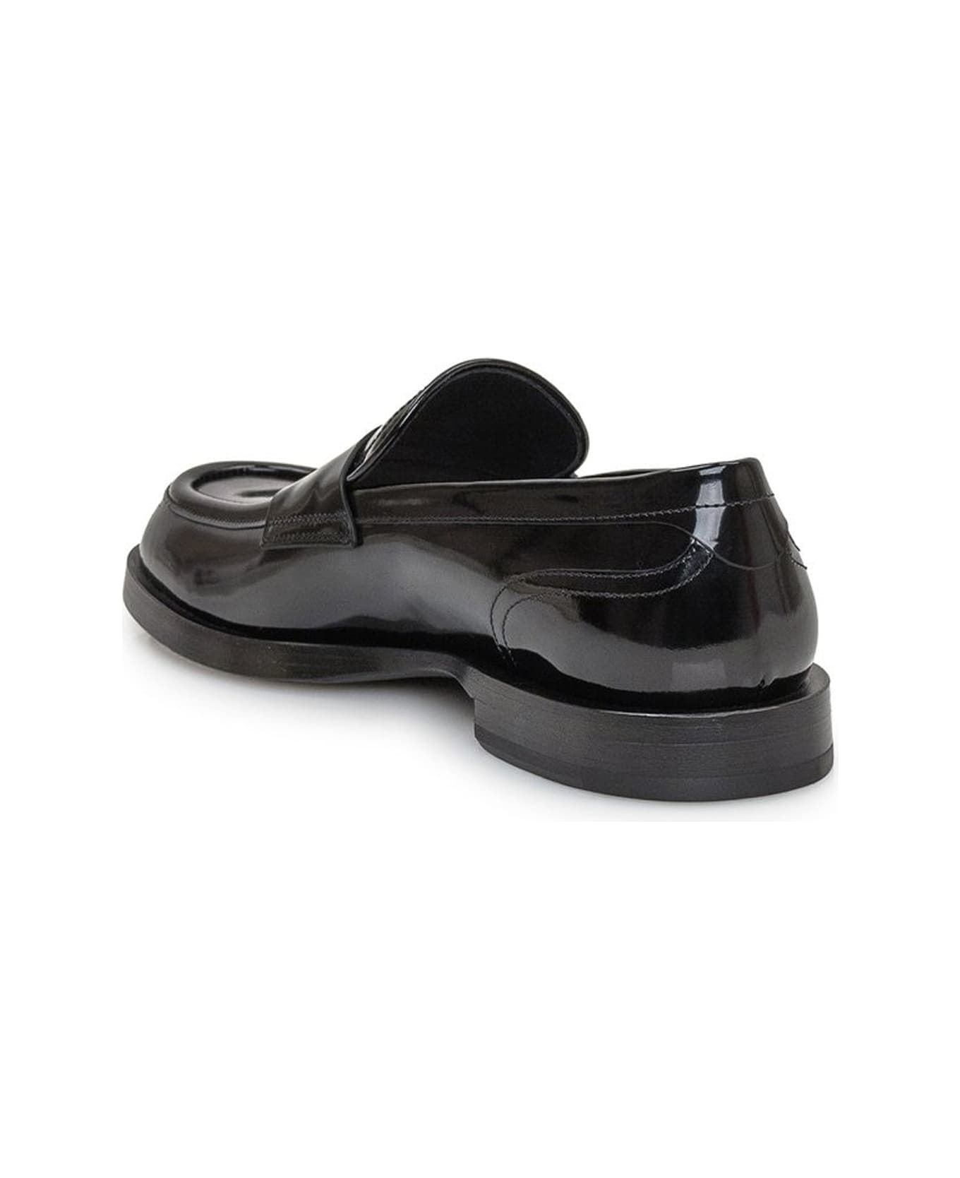 Dolce & Gabbana Leather Loafers - Black