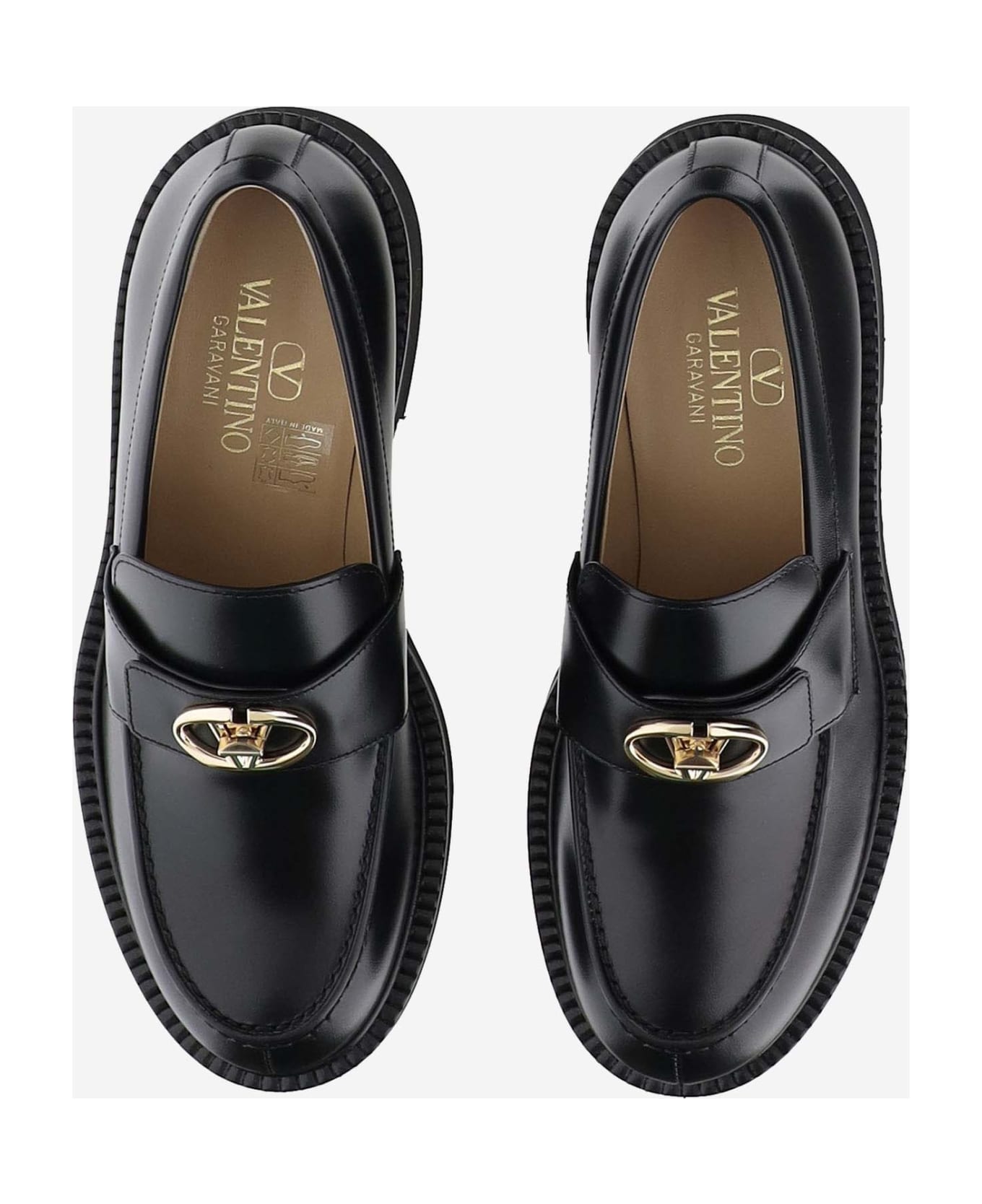 Valentino Garavani Vlogo Loafers - NERO