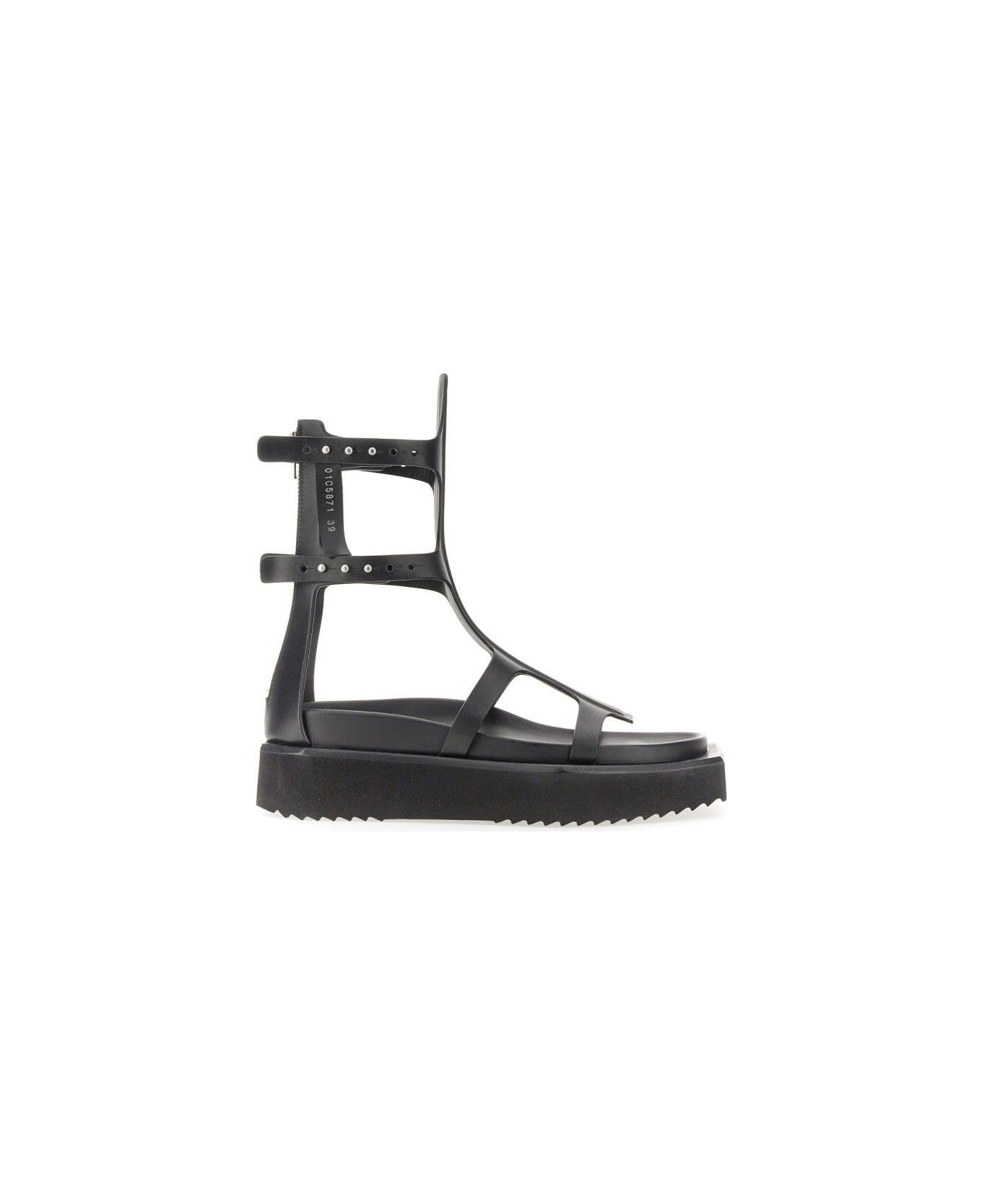 Rick Owens Sandal Turbo Cyclops Spartan - BLACK