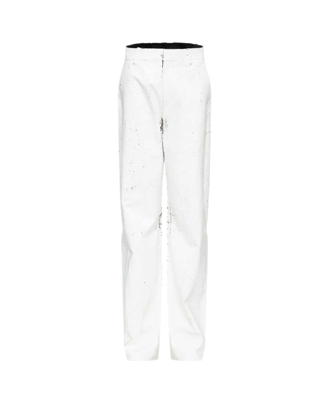 MM6 Maison Margiela Wax Trousers - White