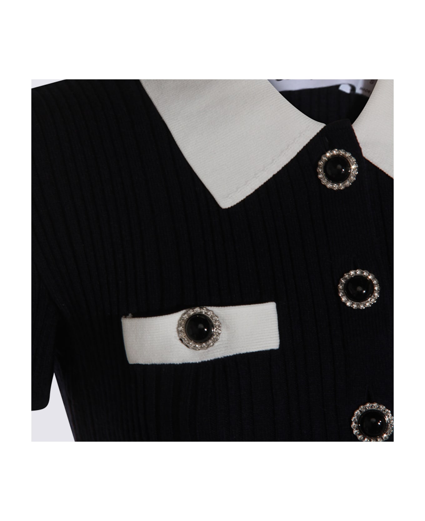 self-portrait Dark Blue Mini Dress - Blue