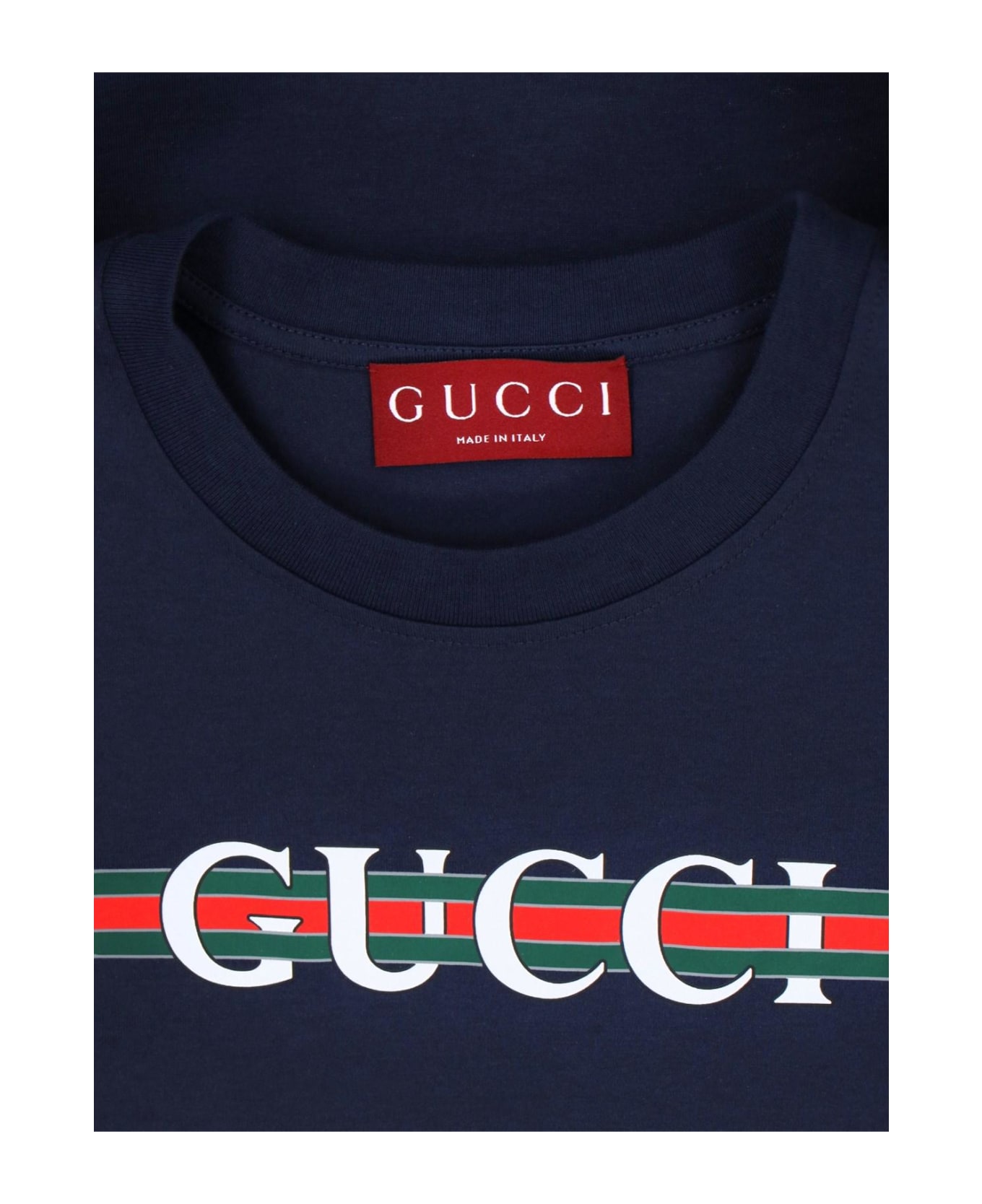 Gucci Logo T-shirt - Blue