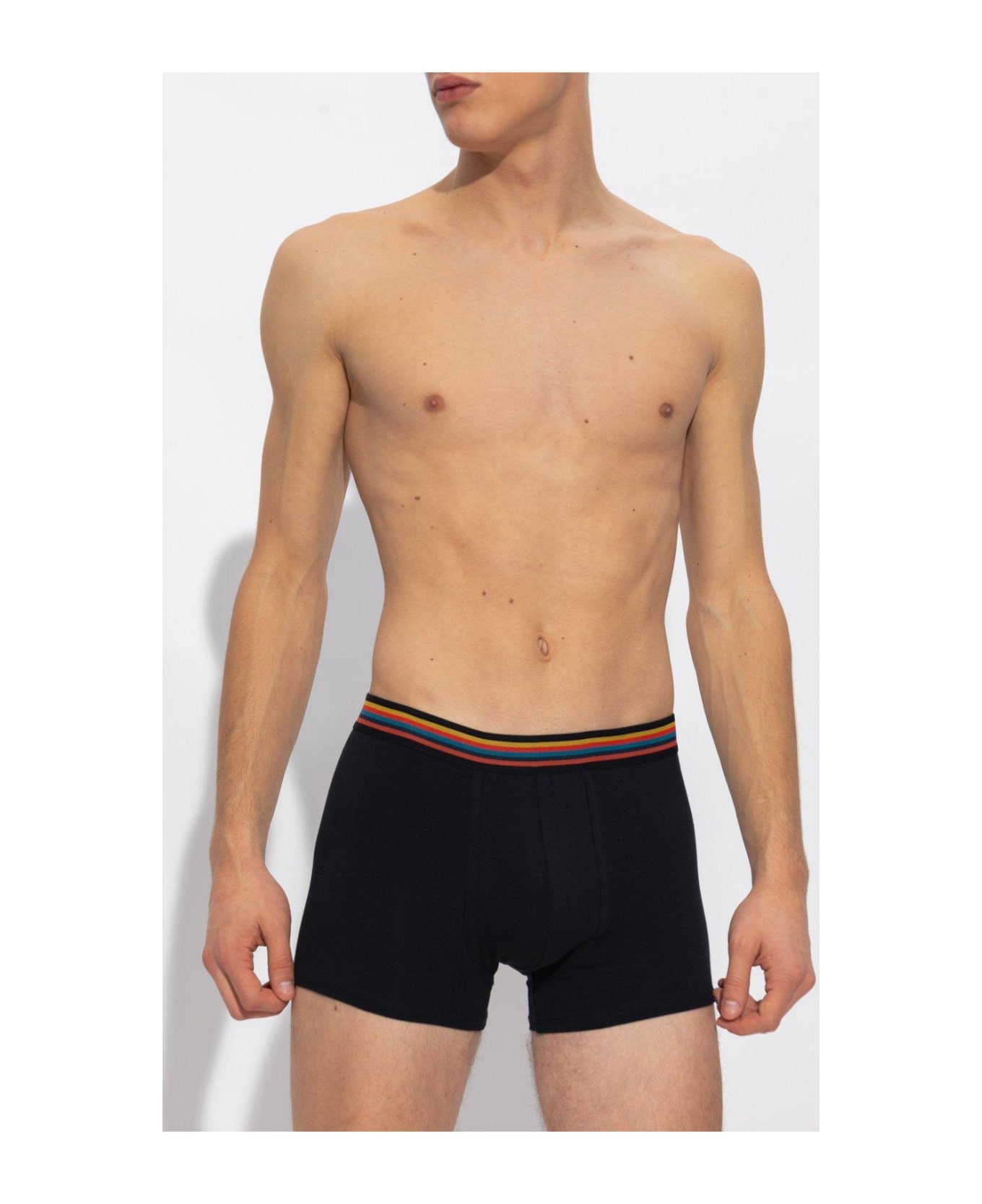 Paul Smith Branded Boxers 3 Pack - Black
